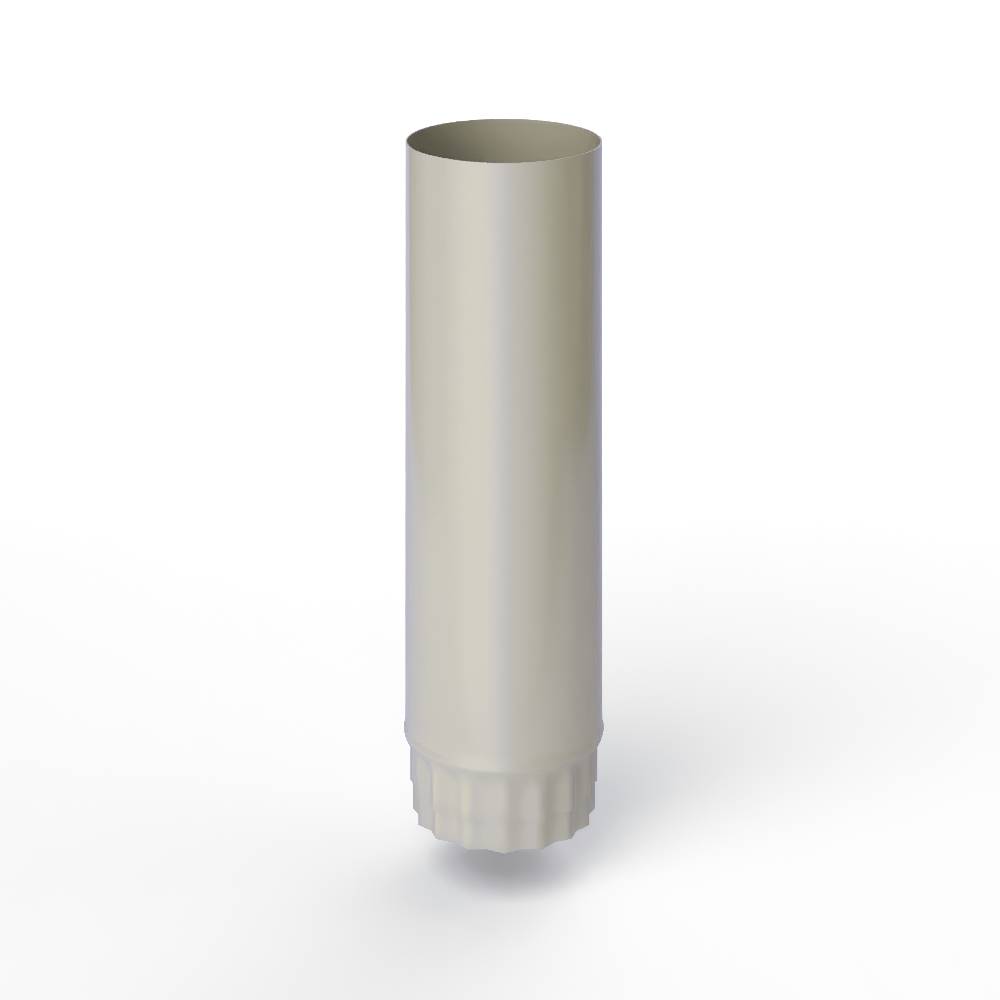 Труба водосточная оцинкованная порошок ф190х1250мм RAL 7044