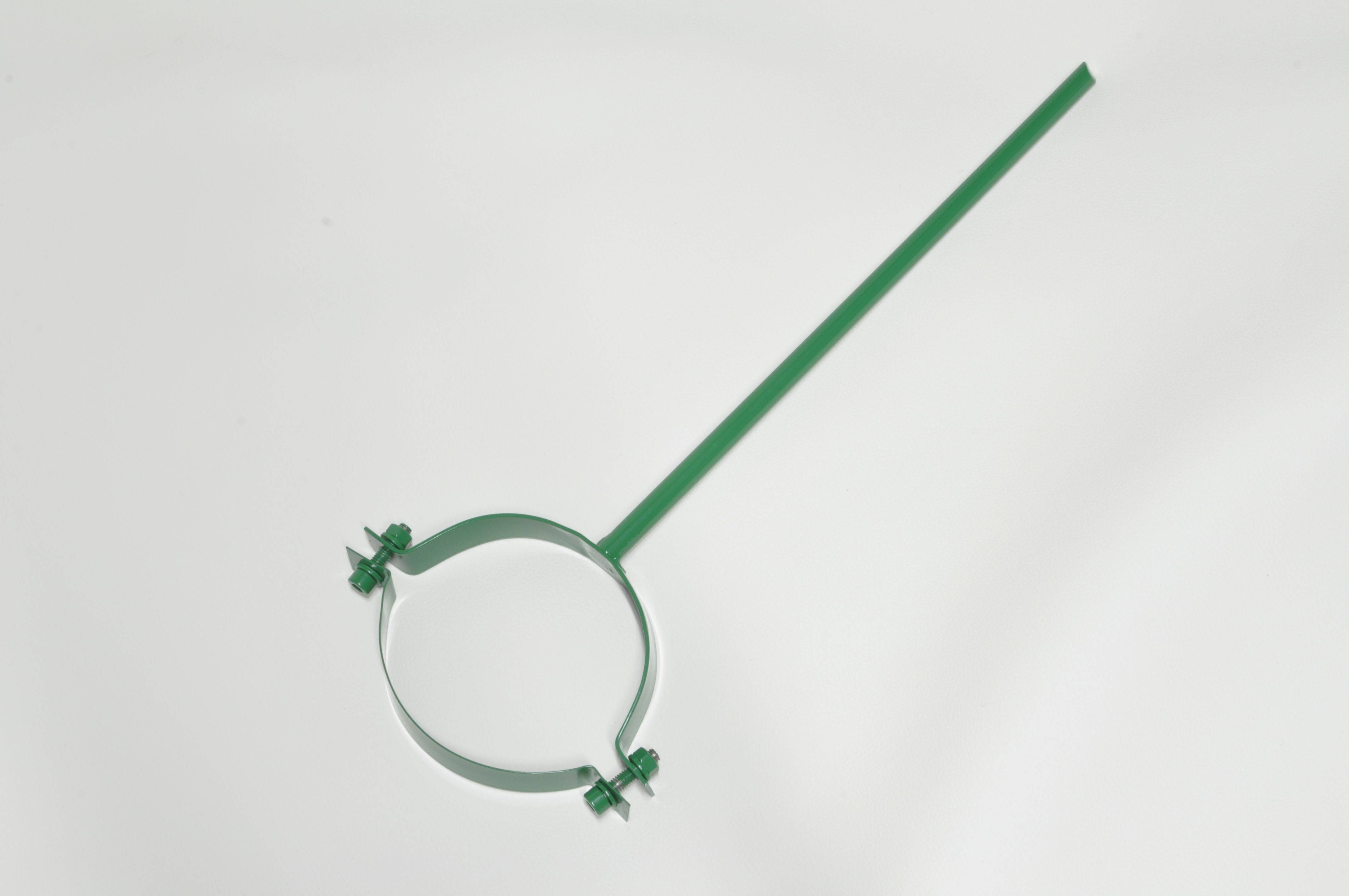 Крепление водосточный трубы сварное оцинкованное порошок ф120х10х250мм RAL 7045