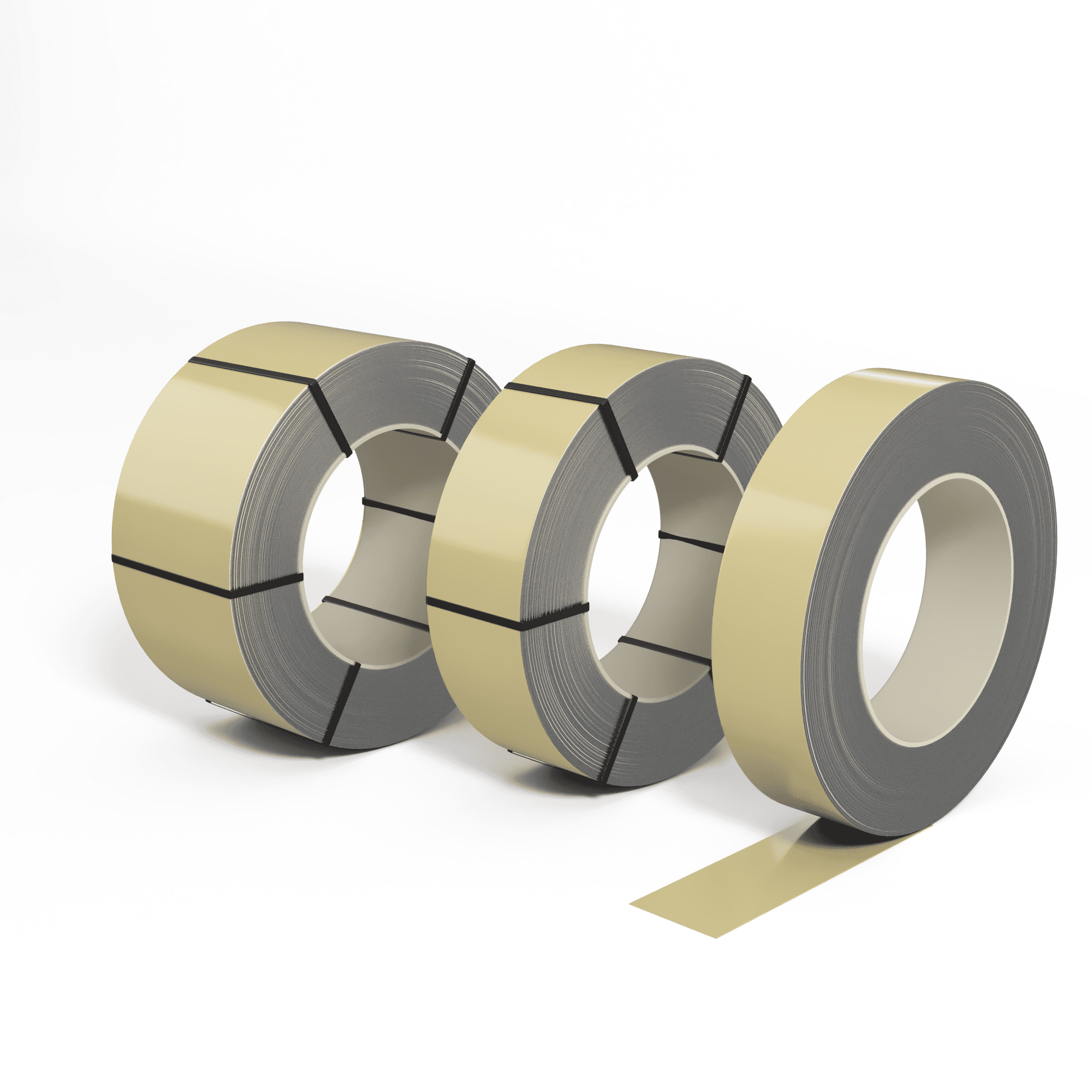 Лента оцинкованная (Штрипс) 0,55 мм (RAL 1014) с полимерным покрытием (полиэстер)