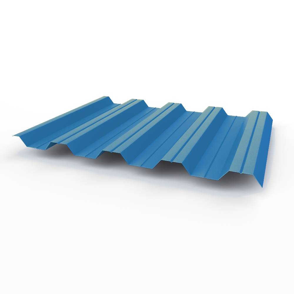 Профнастил НС44 (RAL 5015) 0,7х1047мм оцинкованный, с полимерным покрытием (полиэстер)