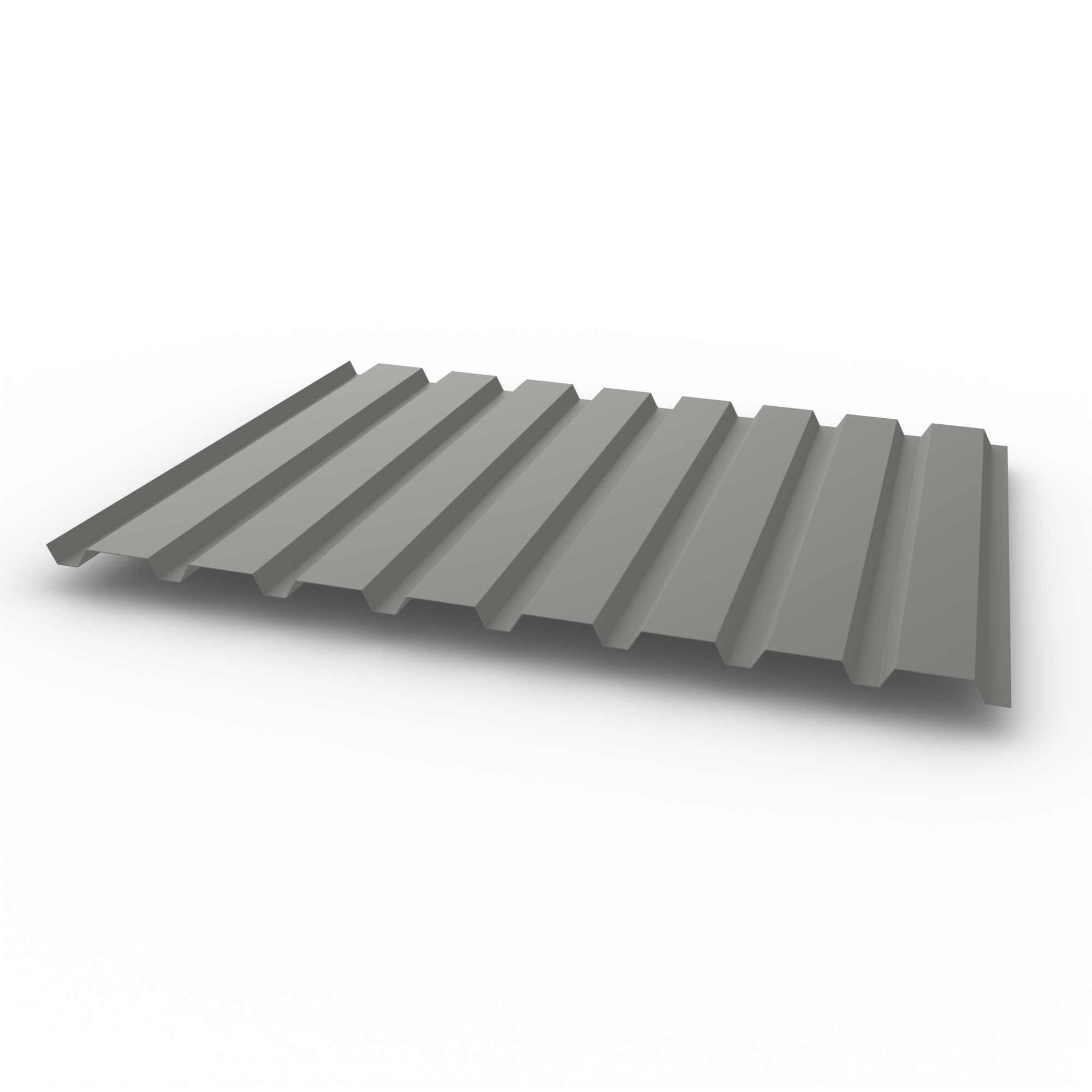 Профнастил С20 - 0,5х1150мм (RAL 9007) оцинкованный, с полимерным покрытием (Полиэстер)