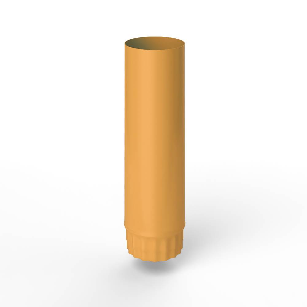 Труба водосточная оцинкованная порошок ф210х1250мм RAL 1034