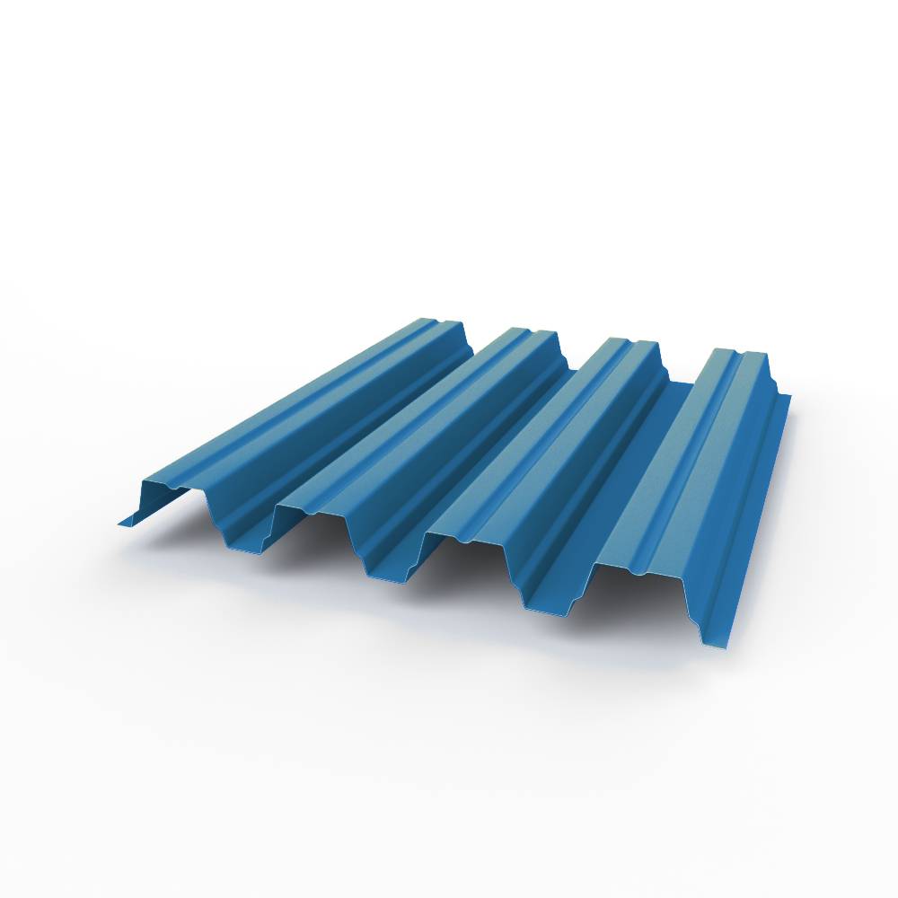 Профнастил Н75 - 0,7 (RAL 5015) с полимерным покрытием (полиэстер)