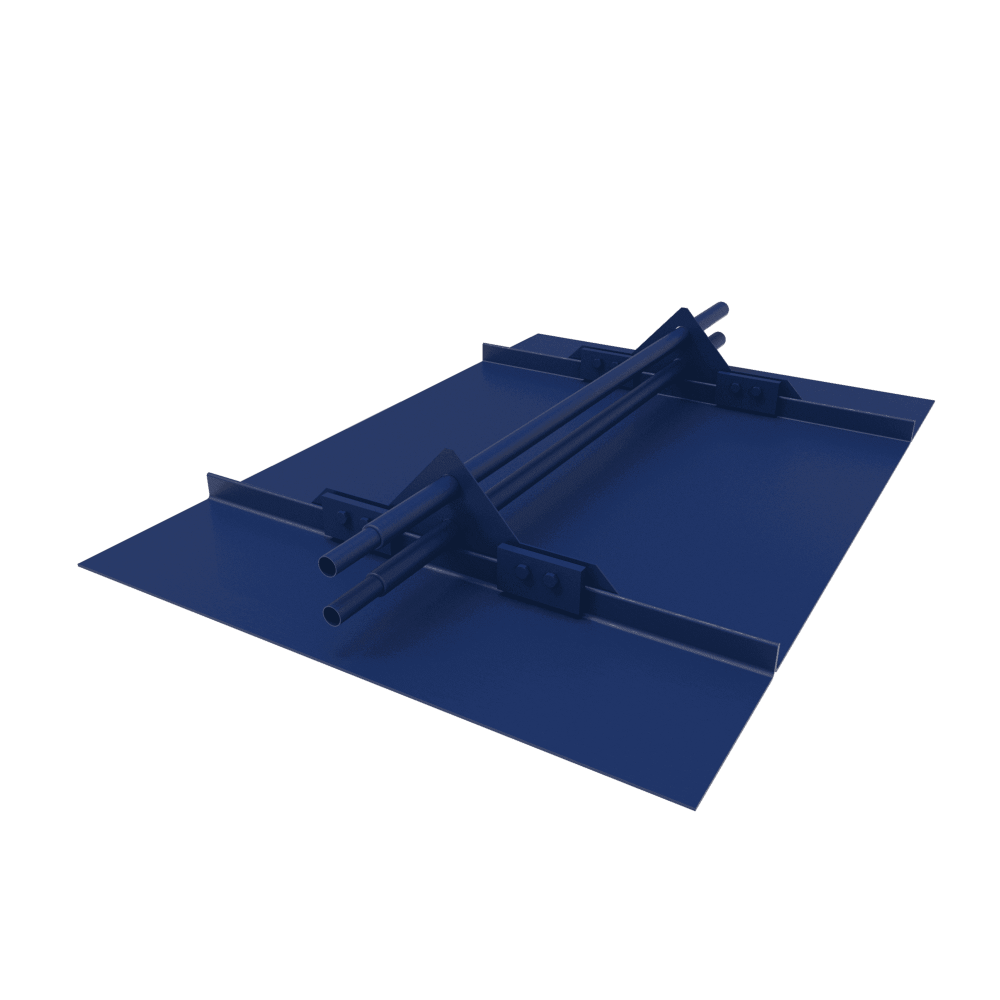 Снегозадержатель трубчатый 3000мм фальц 25-1,2-2,0-3 холоднокатанная сталь с порошковым покрытием RAL 5002