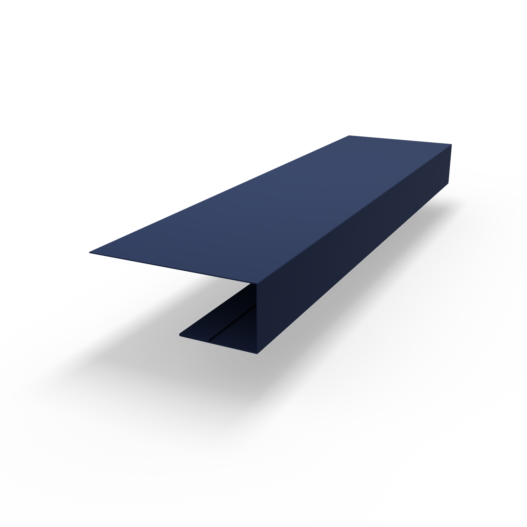 j планка RAL 5003 оцинкованная c порошковым покрытием 0,45мм