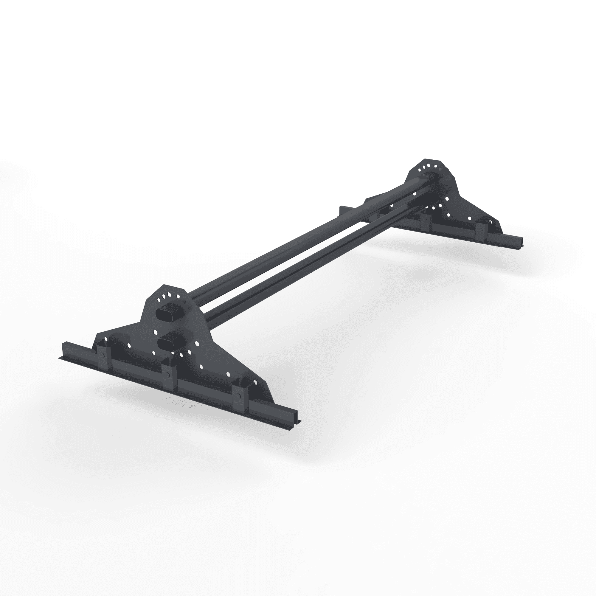 Снегозадержатель трубчатый плоскоовальный 1000мм фальц 40x20-1,0-2,0-2 оцинкованная сталь с порошковым покрытием RAL 7024