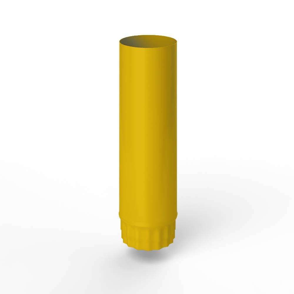 Труба водосточная оцинкованная порошок ф180х1250мм RAL 1032