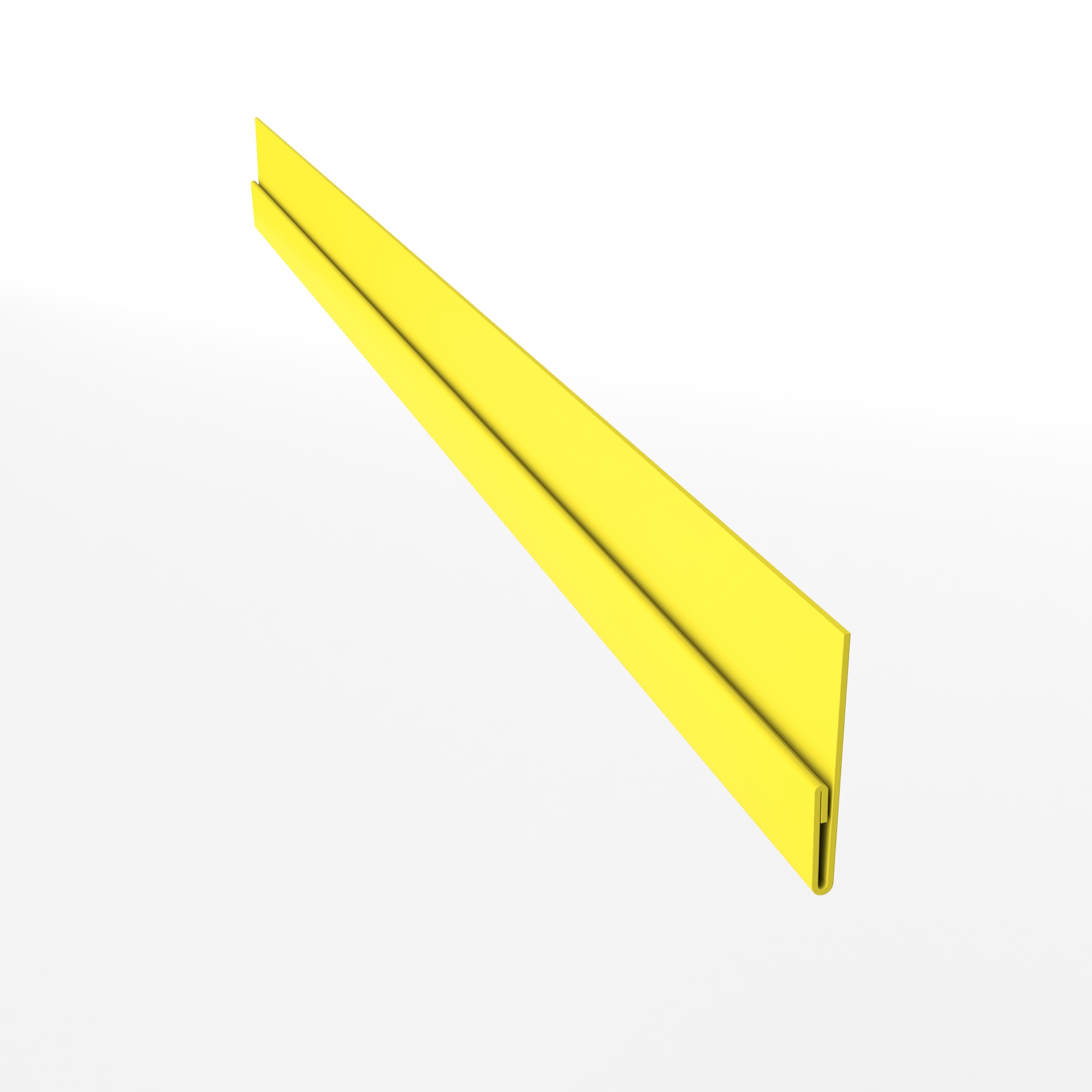 Планка стартовая для металлосайдинга блокхаус оцинкованная с порошковым покрытием 0,45мм ширина менее 625 мм RAL 1018