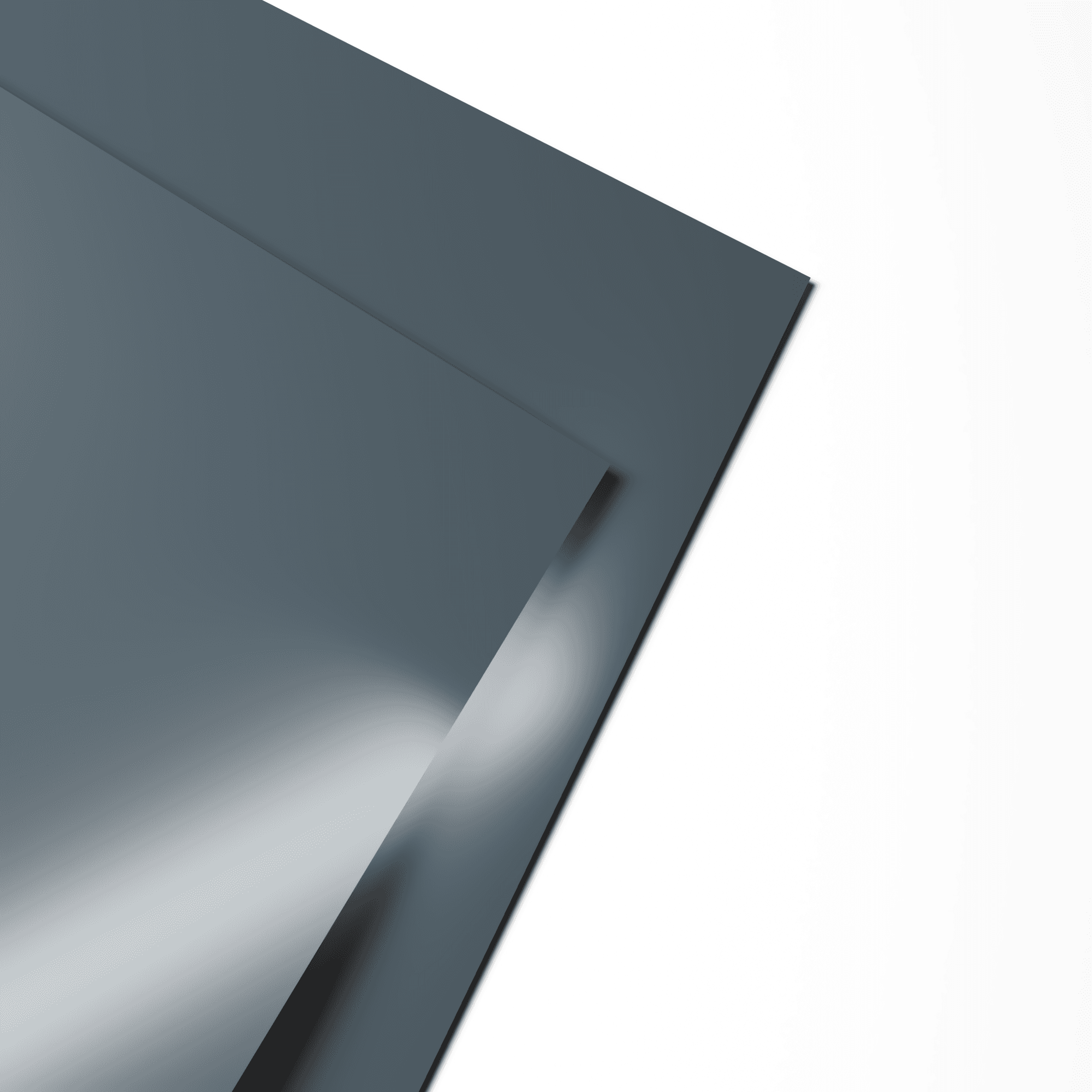 Лист оцинкованный 0,7х1250мм (RAL 7031) с полимерным покрытием (полиэстер)