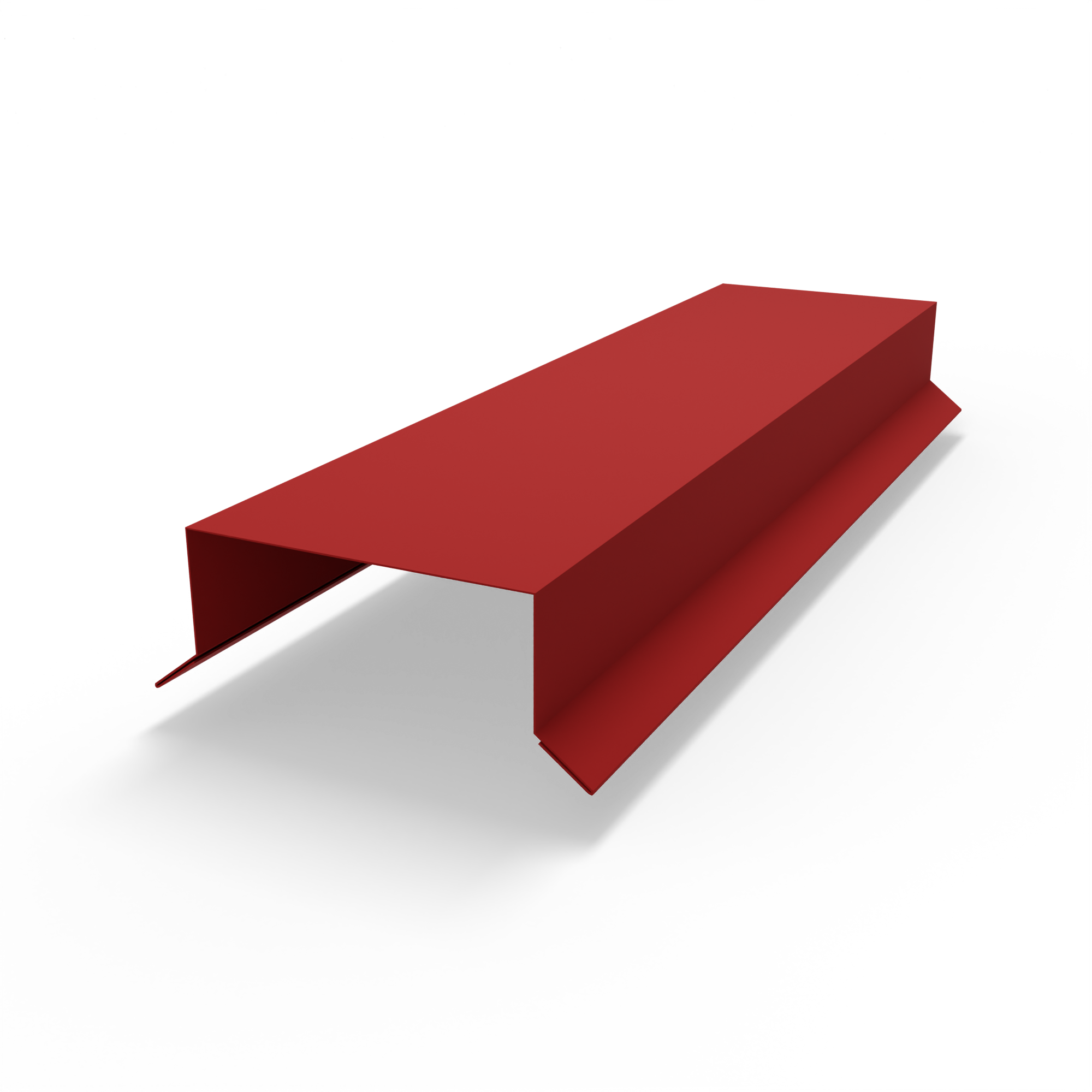 Парапет плоский RAL 3000 полиэстер 0,5 мм