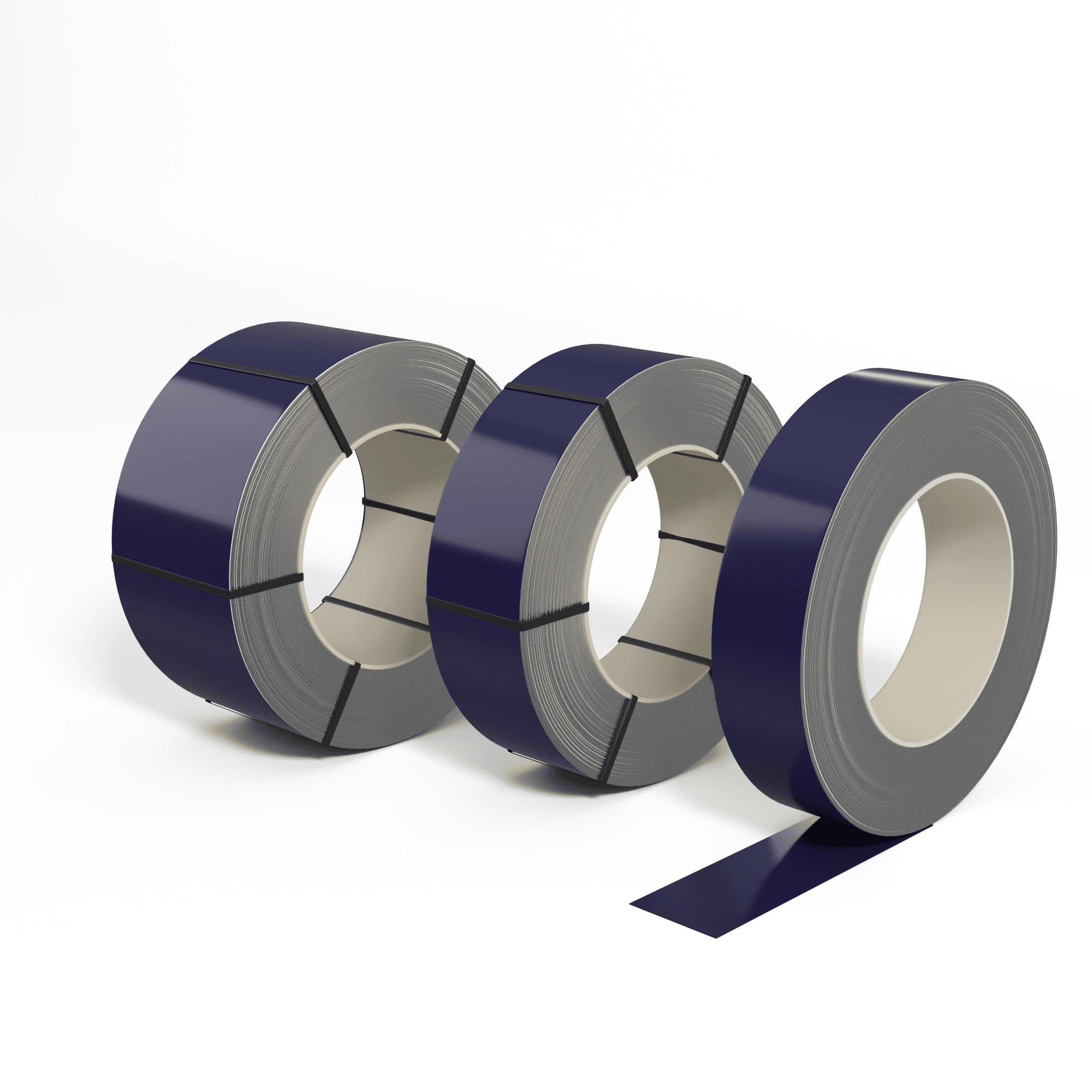 Лента оцинкованная (Штрипс) 0,7 мм (RAL 5022) с полимерным покрытием (полиэстер)