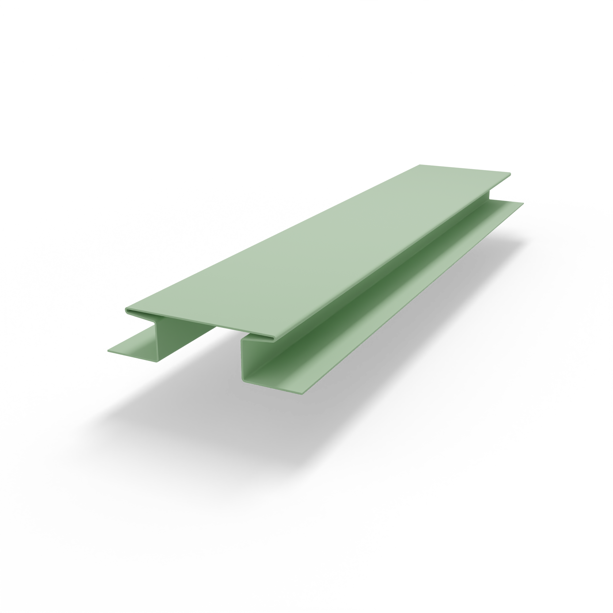 Н-образная планка (RAL 6019) оцинкованный с порошковым покрытием 0,45 мм