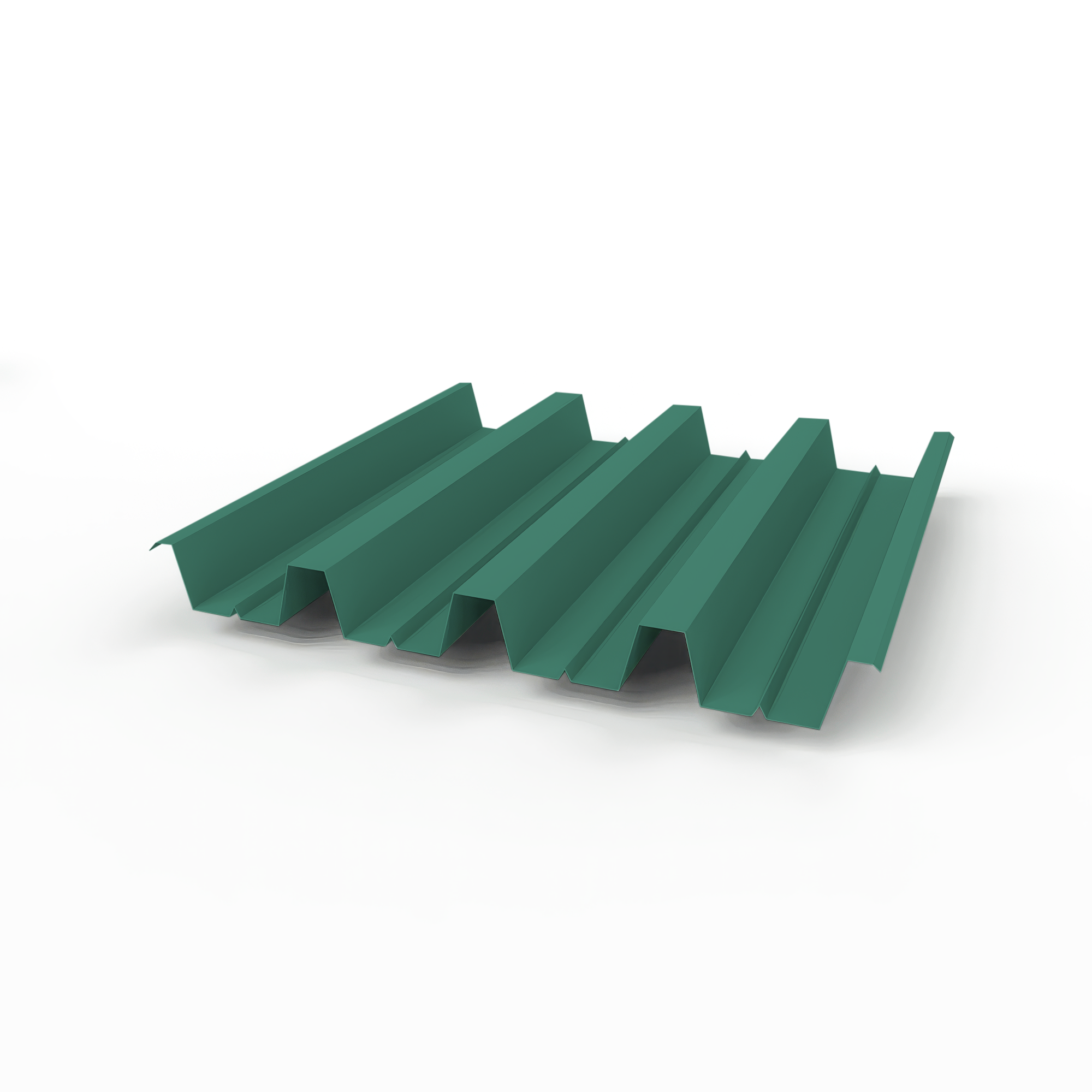 Профнастил Н60 (RAL 6000) 0,5х845мм оцинкованный, с полимерным покрытием (Полиэстер)