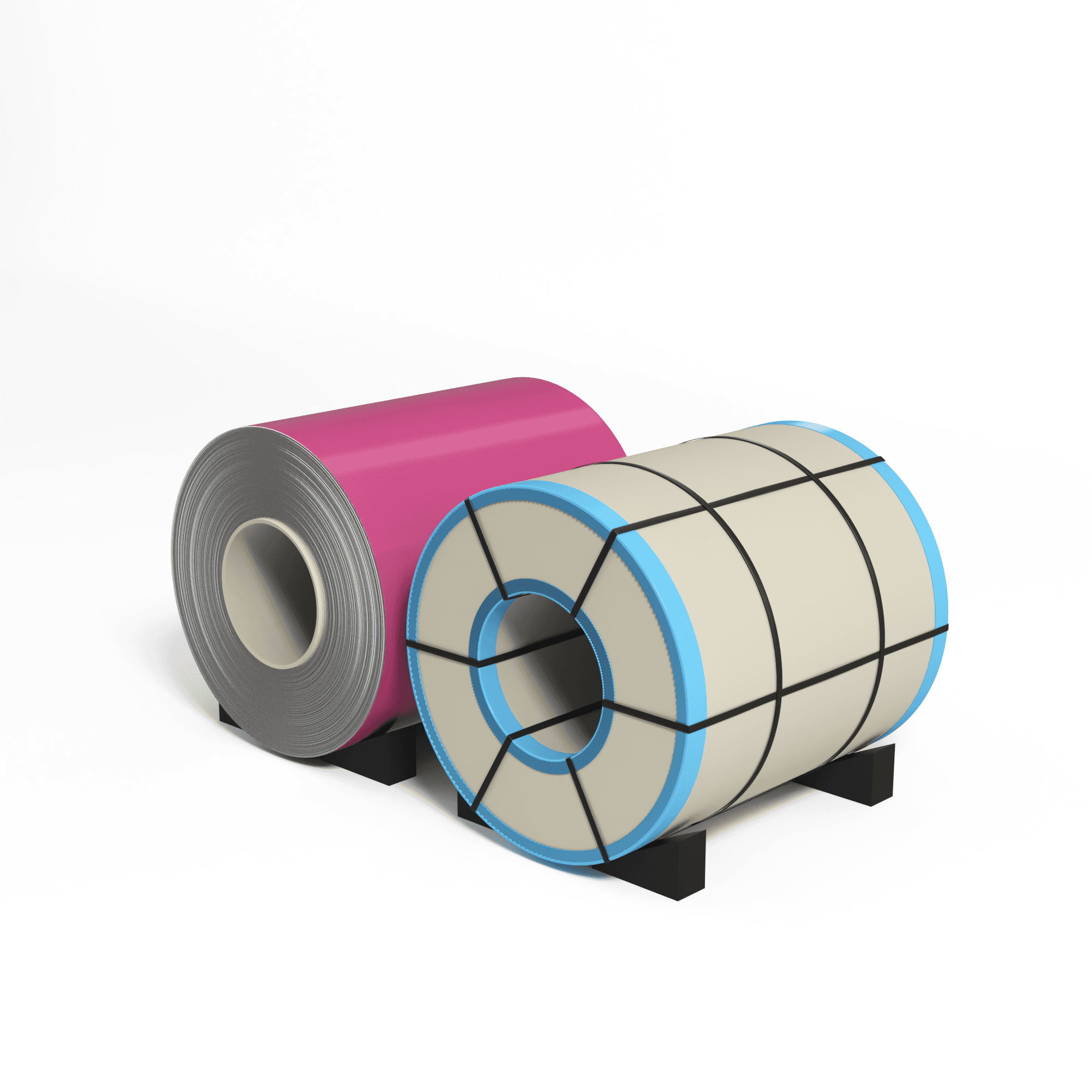 Рулон оцинкованный с полимерным покрытием полиэстер 0,5х1250мм RAL 4003 Вересково-фиолетовый