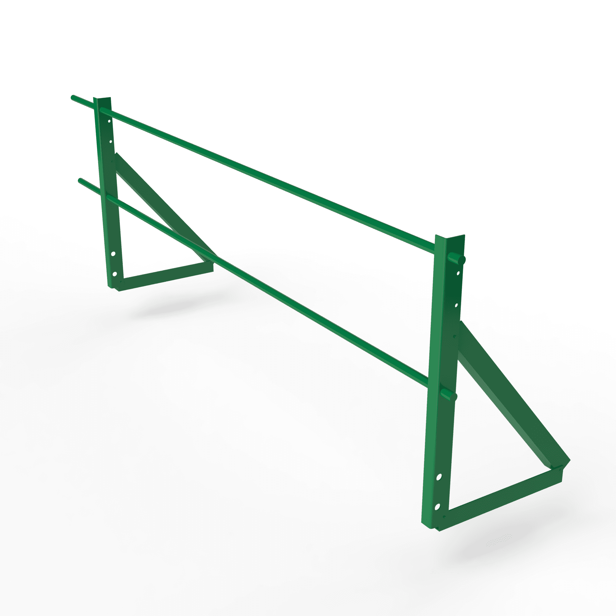 Ограждение кровельное фальц 3000мм 600-25-1-1,5-3 оцинкованная сталь с порошковым покрытием RAL 6029