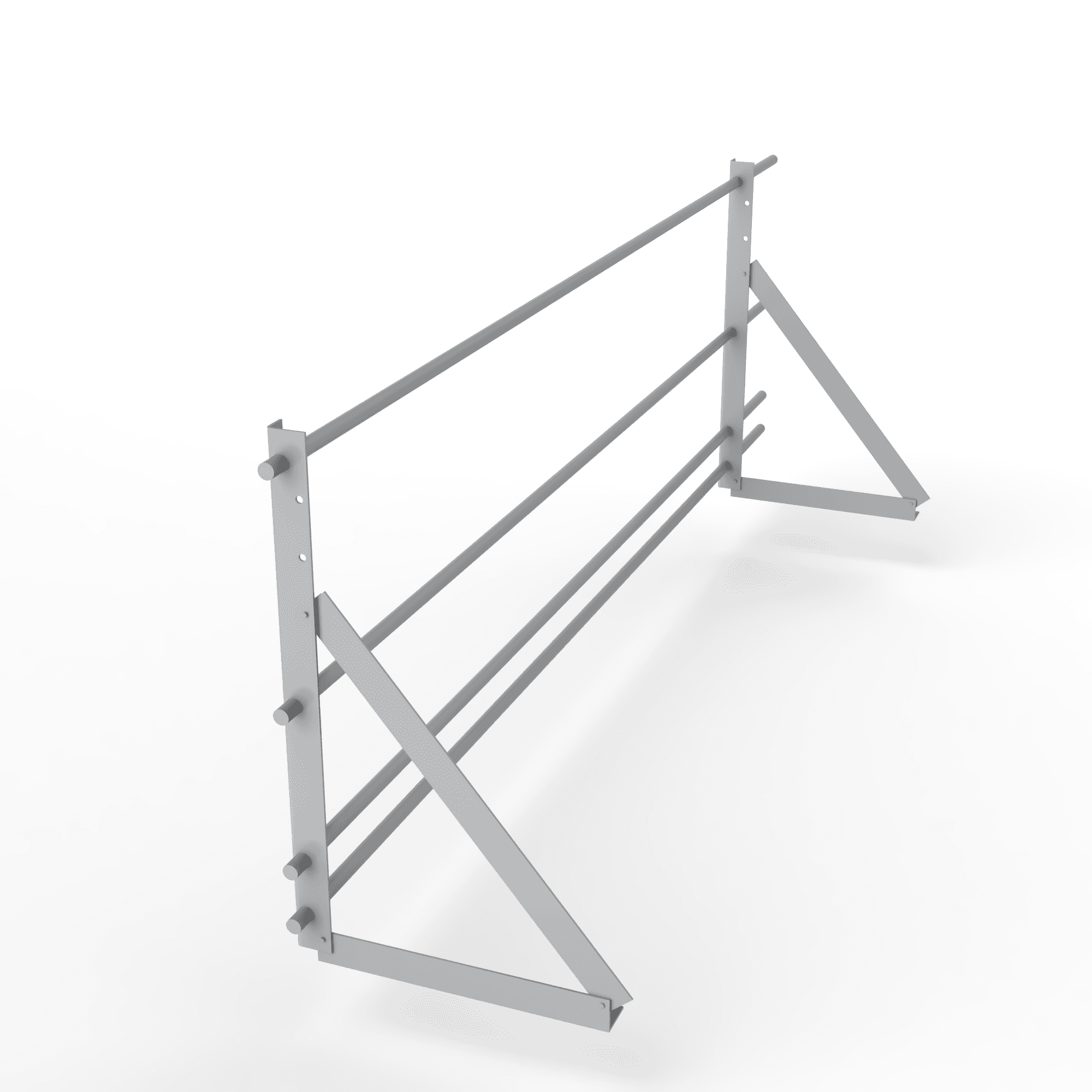 Ограждение кровельное функция снегозадержатель 2000мм универсальный 900-25-1-1,5-2 оцинкованная сталь с порошковым покрытием RAL 7004