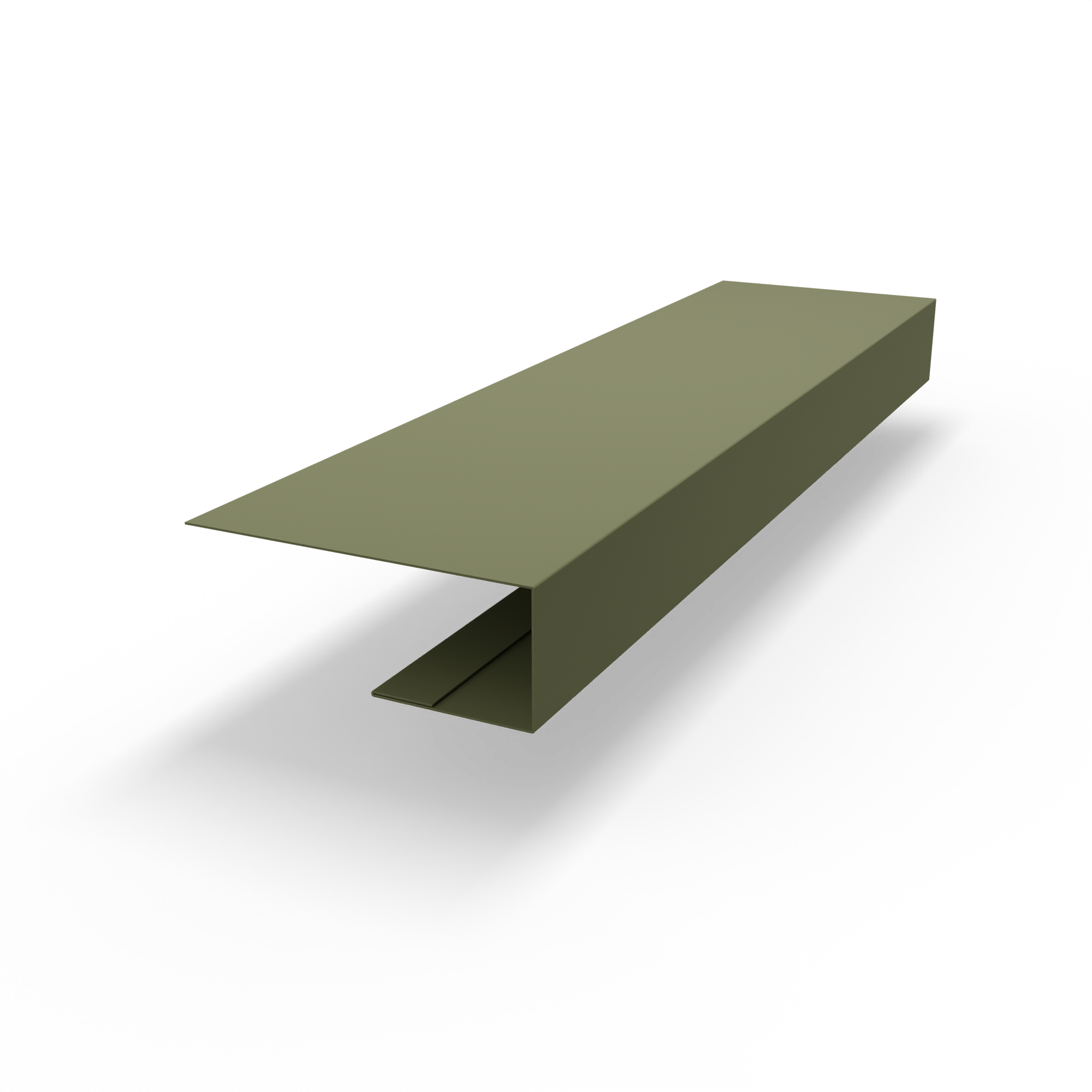 j планка RAL 6013 оцинкованная c порошковым покрытием 0,45мм