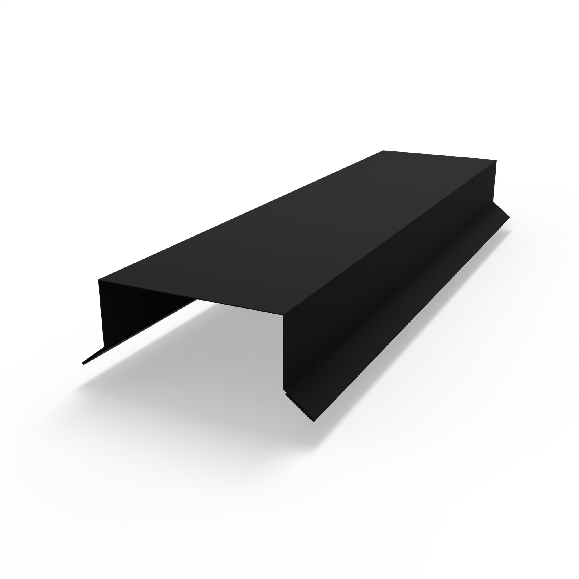 Парапет плоский RAL 8022 полиэстер 1,2 мм