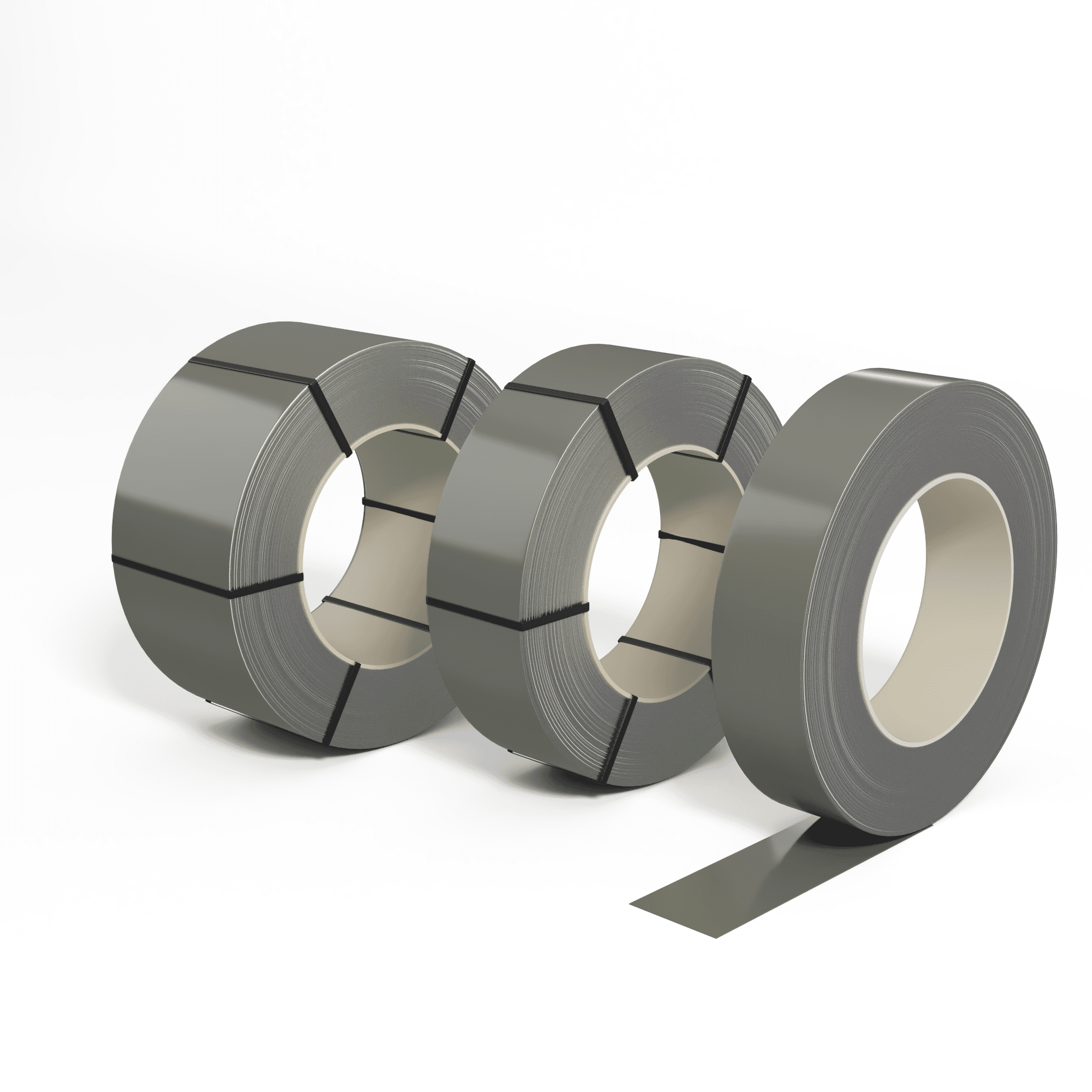 Лента оцинкованная (Штрипс) 0,45 мм (RAL 7023) с полимерным покрытием (полиэстер)