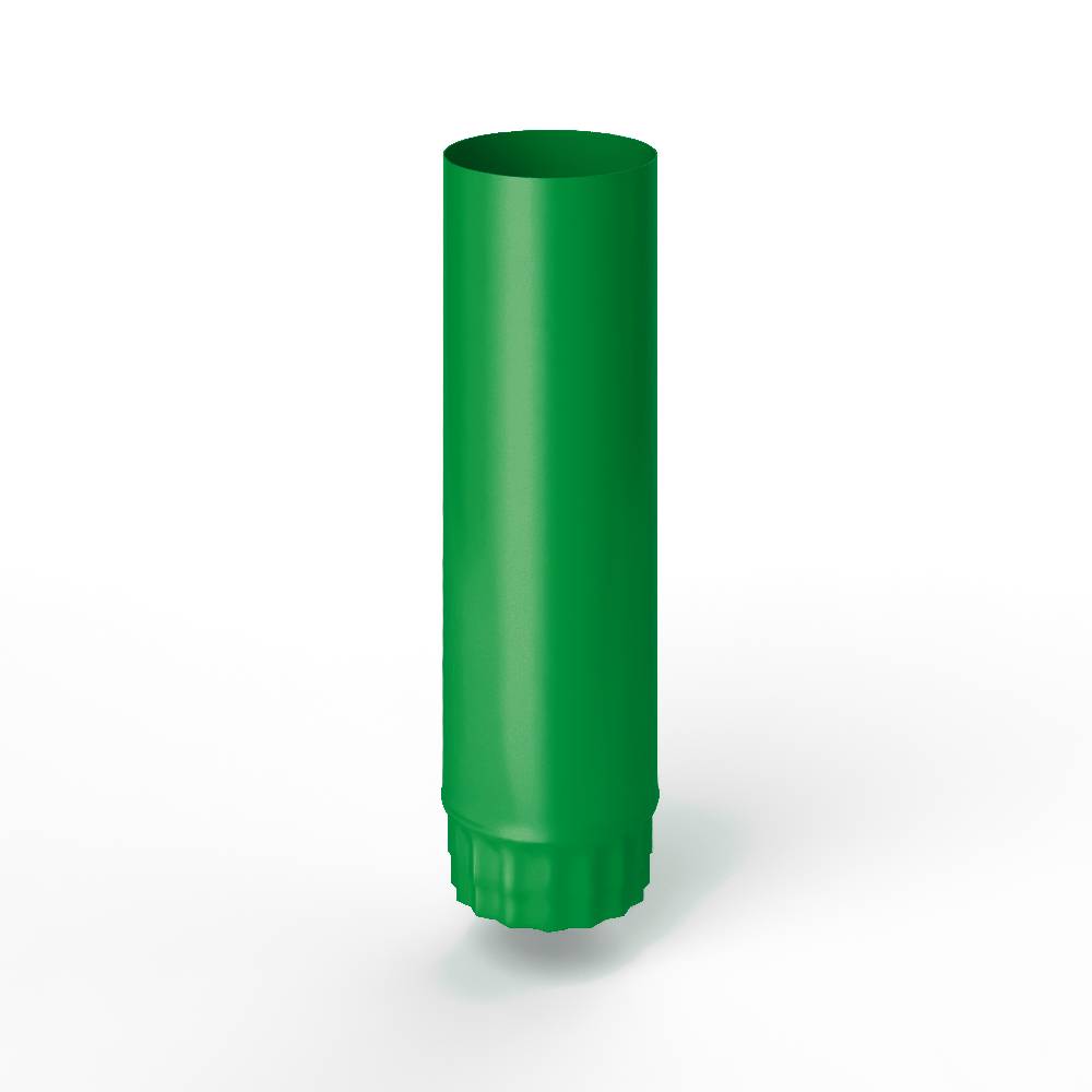 Труба водосточная оцинкованная порошок ф160х1250мм RAL 6037