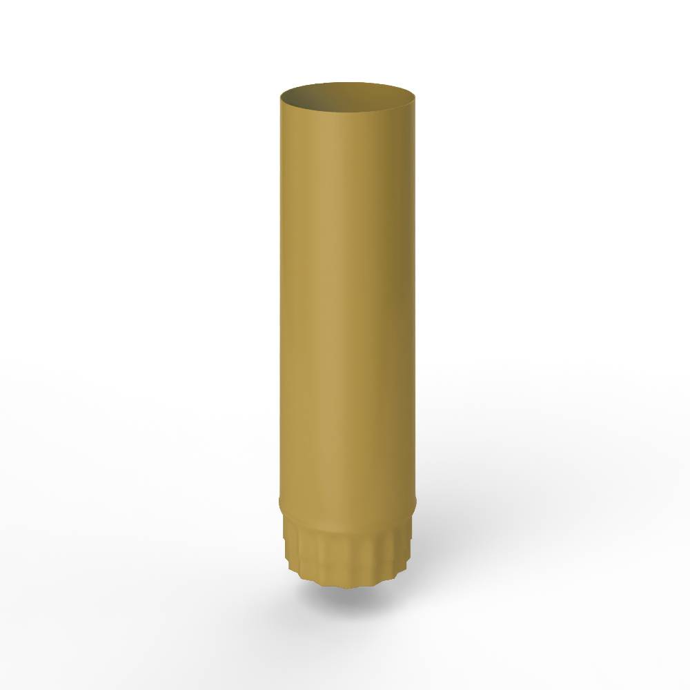 Труба водосточная оцинкованная порошок ф160х1250мм RAL 1024