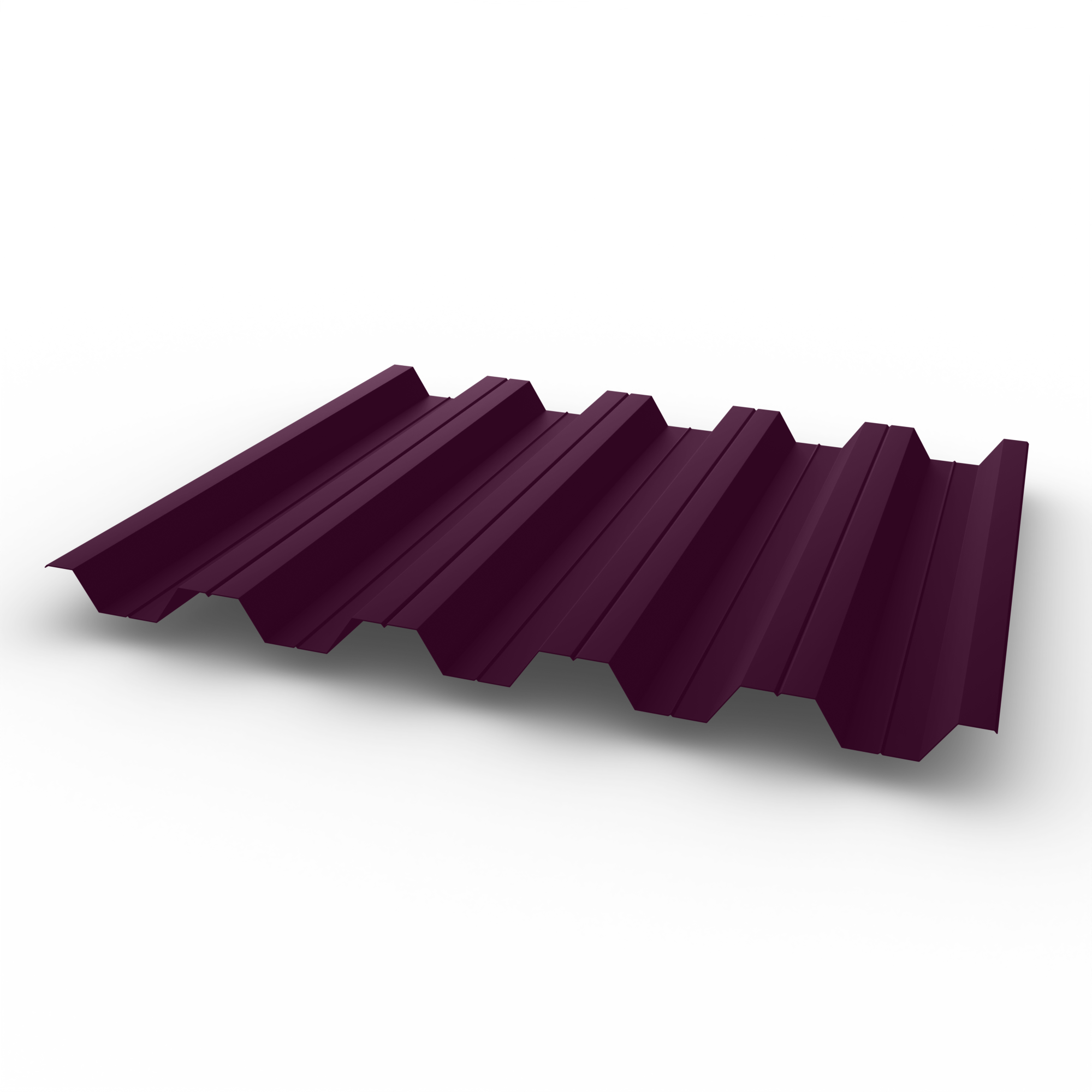 Профнастил НС35 - 0,5 - RAL 4007 оцинкованный, с полимерным покрытием (Полиэстер)