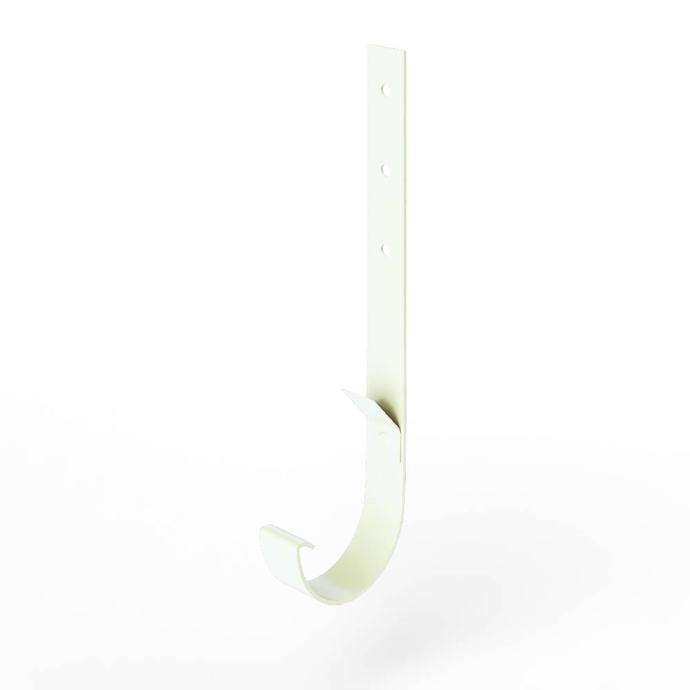 Крепление желоба водосточного короткое c порошковым покрытием ф180x350мм RAL 9016