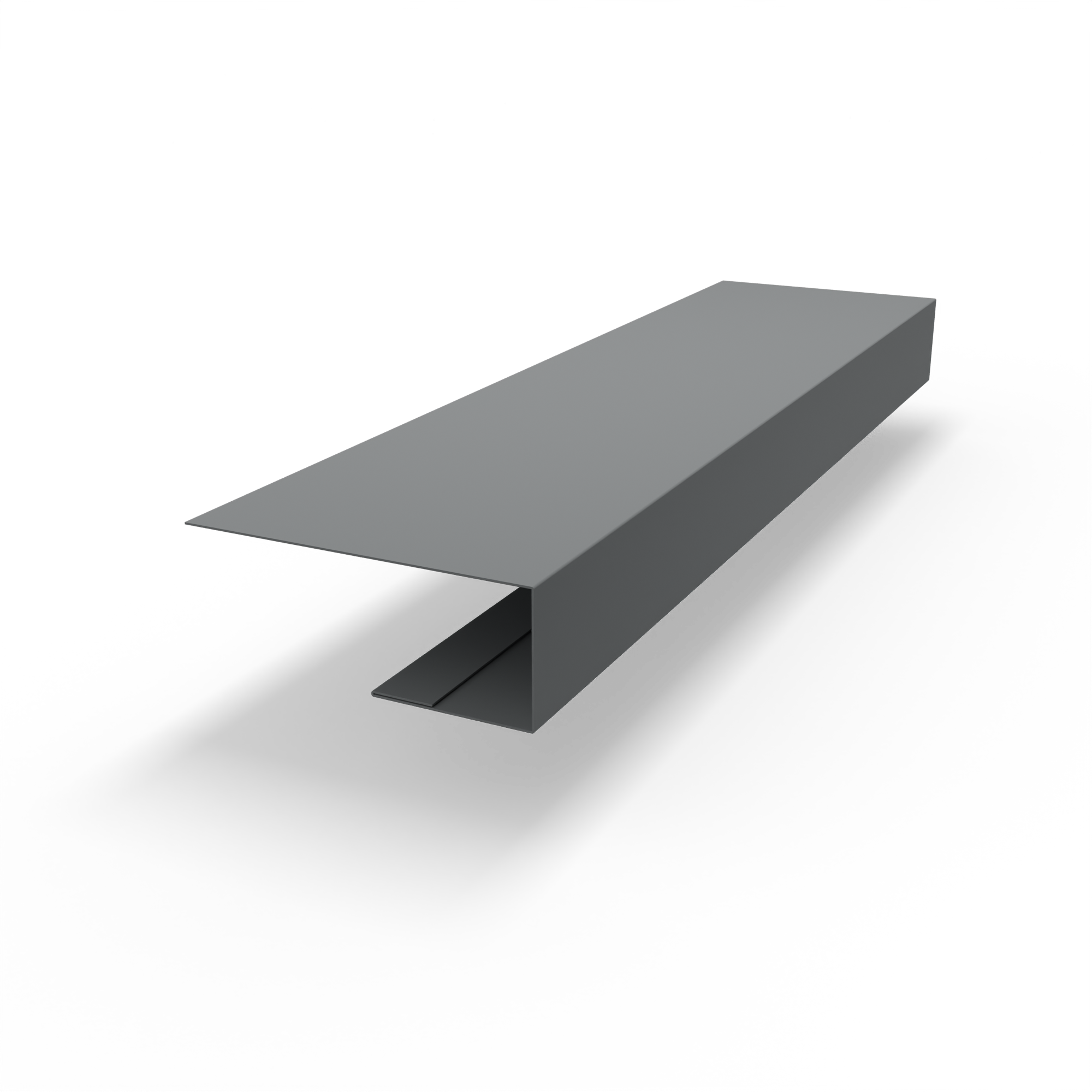 j планка RAL 9023 оцинкованная c порошковым покрытием 0,45мм