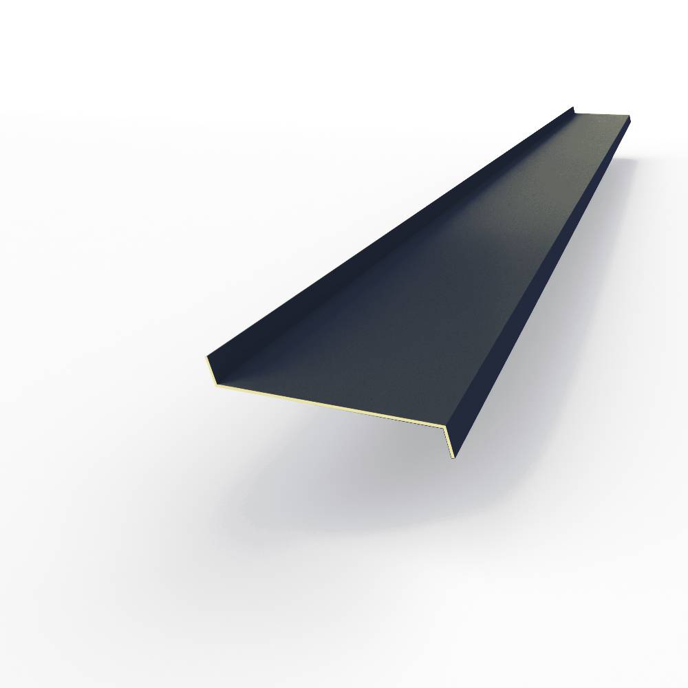 Отлив 0,55 мм RAL 5011 оконный оцинкованный c порошковым покрытием