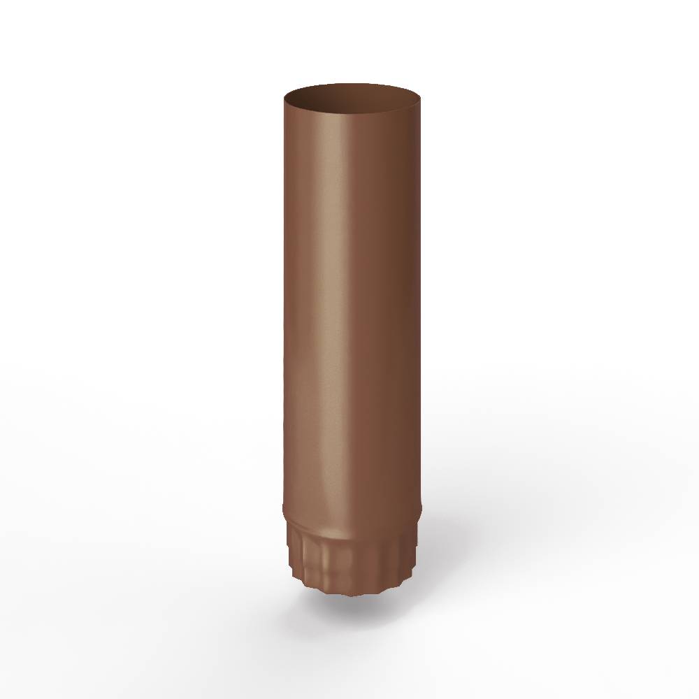 Труба водосточная оцинкованная порошок ф180х1250мм RAL 8002