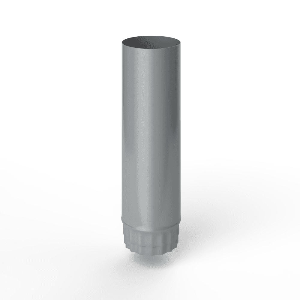 Труба водосточная оцинкованная порошок ф190х1250мм RAL 9023