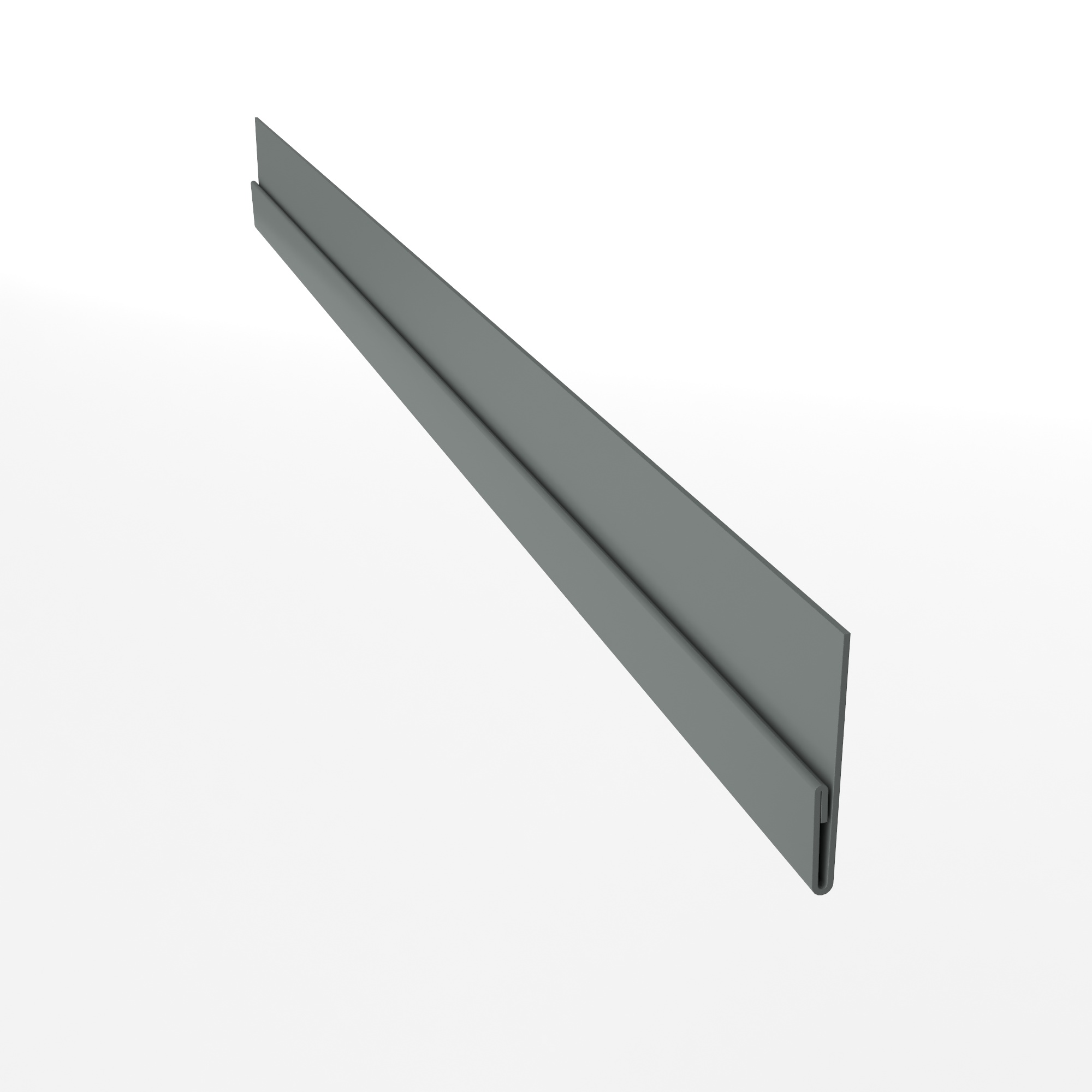 Планка стартовая для металлосайдинга блокхаус оцинкованная с порошковым покрытием 0,45мм ширина менее 625 мм RAL 7005