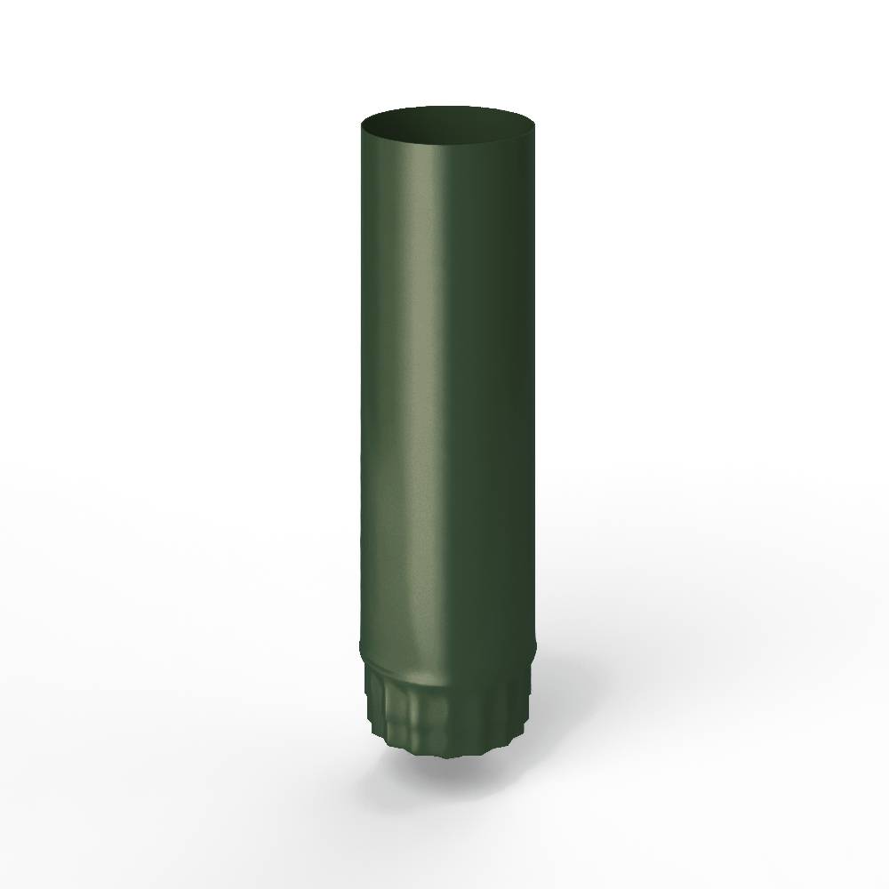 Труба водосточная оцинкованная порошок ф150х1250мм RAL 6020