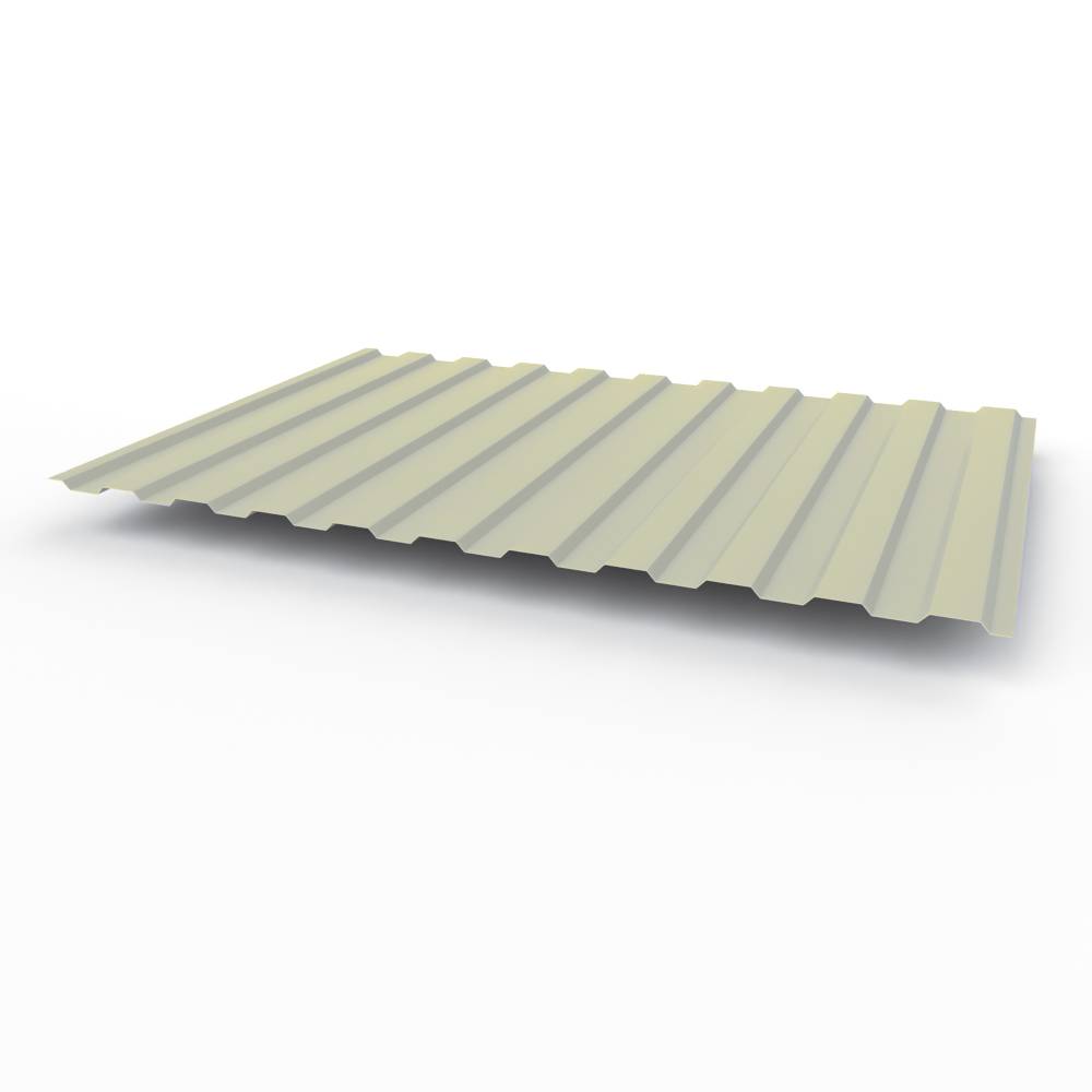 Профнастил С8 - 0,55х1180мм (RAL 7038) оцинкованный, с полимерным покрытием (полиэстер)