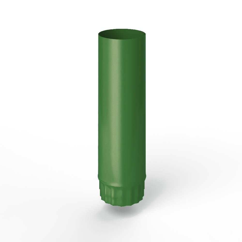 Труба водосточная оцинкованная порошок ф130х1250мм RAL 6010