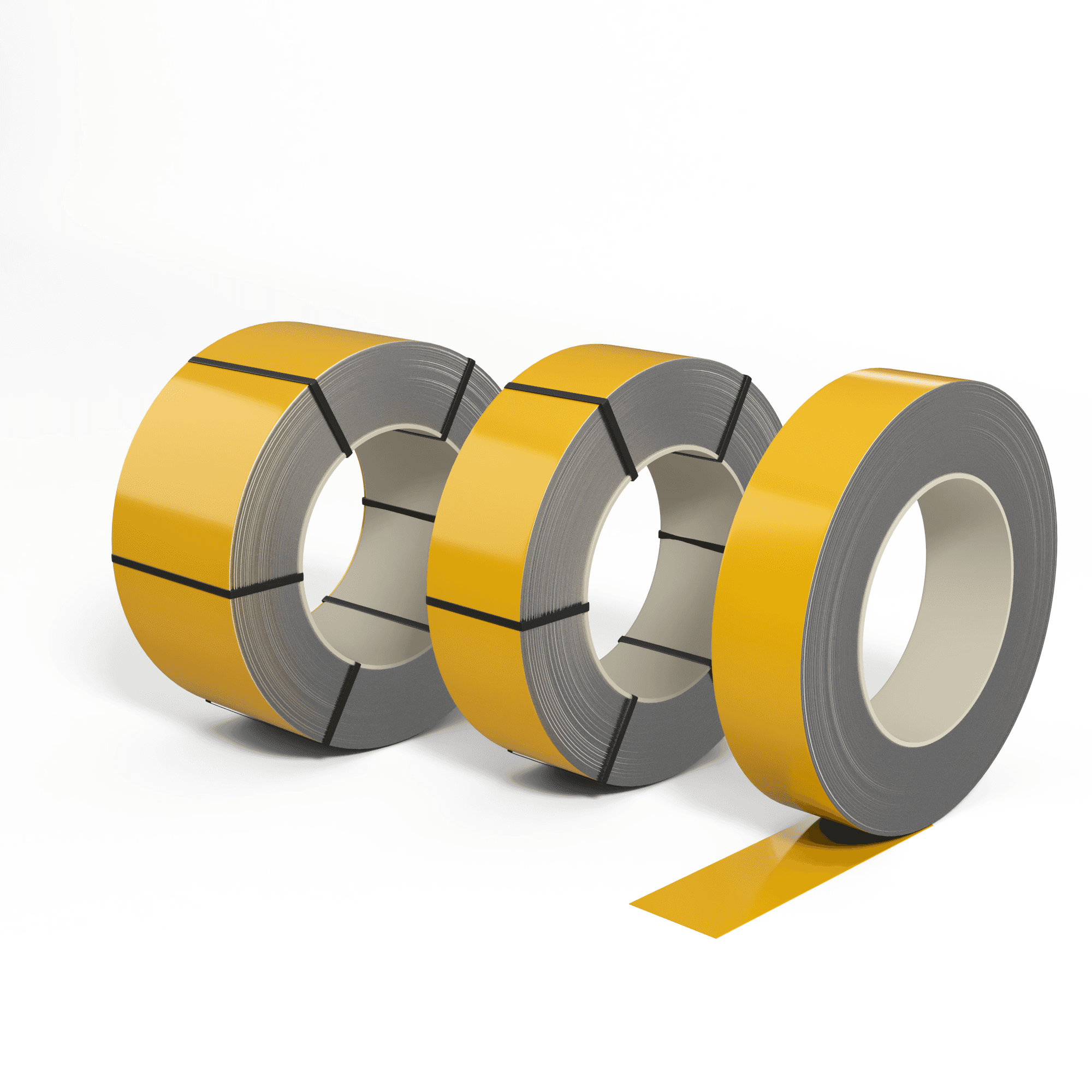 Лента оцинкованная (Штрипс) 1,0 мм (RAL 1003) с полимерным покрытием (полиэстер)