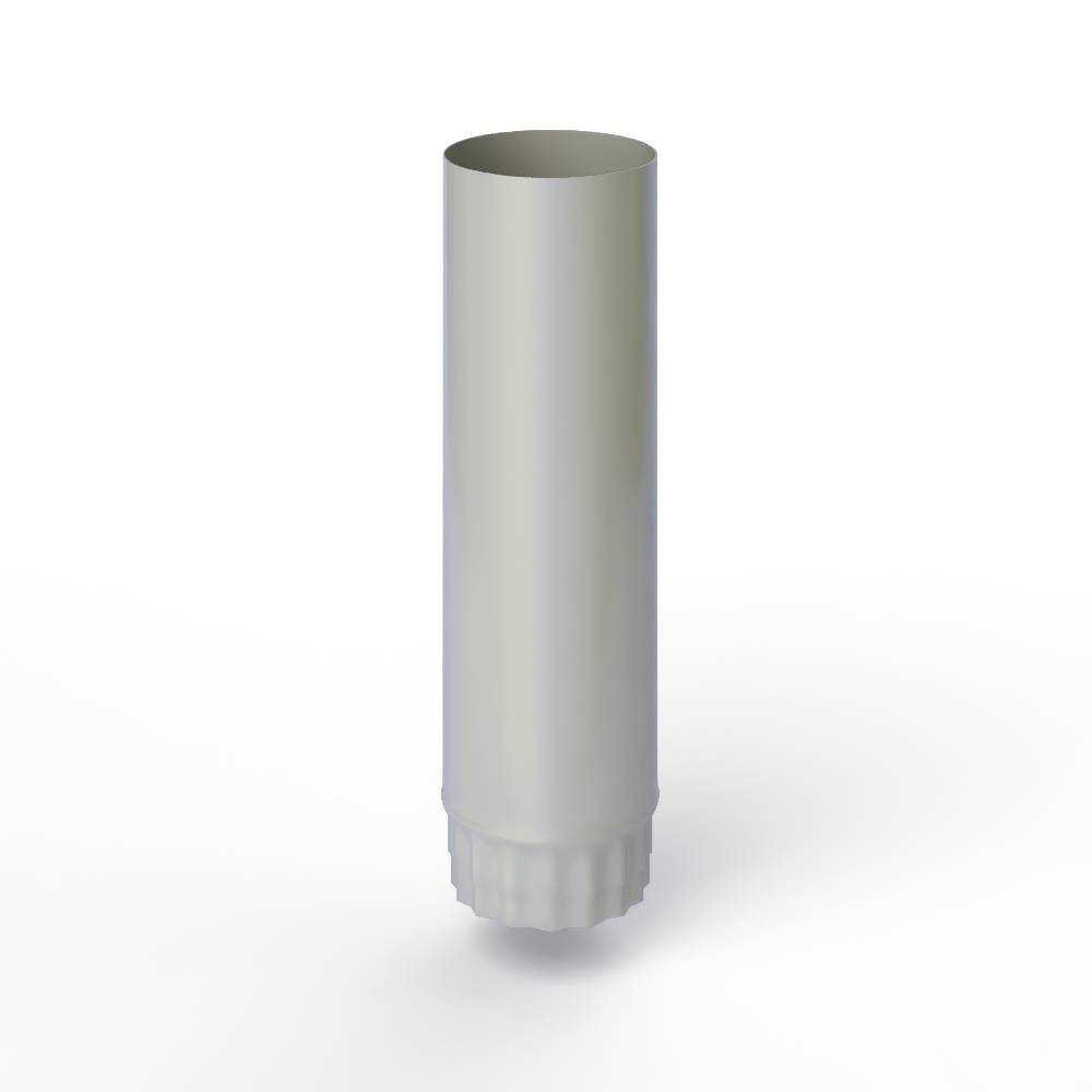 Труба водосточная оцинкованная порошок ф210х1250мм RAL 7038