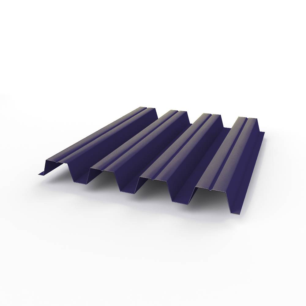 Профнастил Н57 оцинкованный 0,8х801мм (RAL 5022) с полимерным покрытием (Полиэстер)