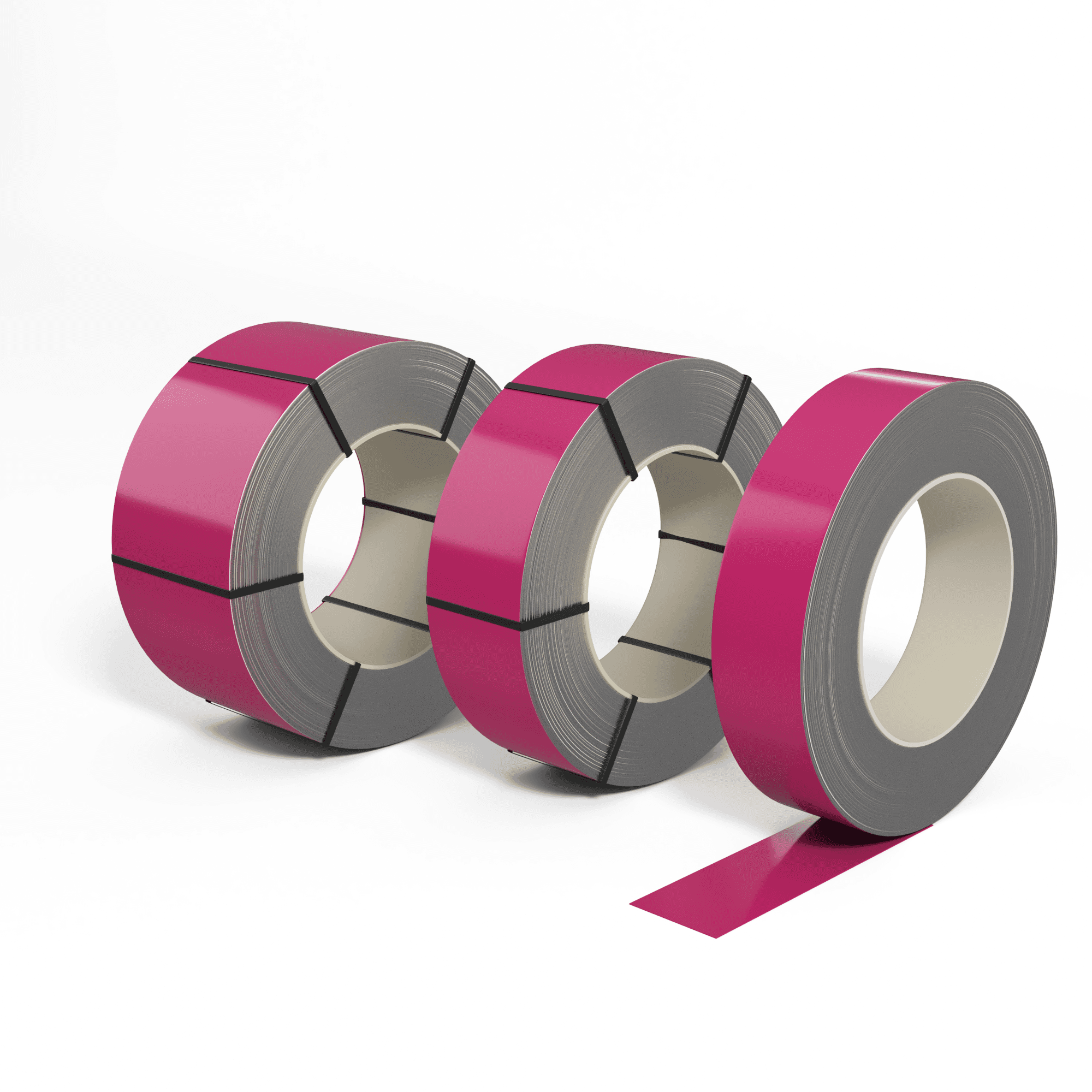 Лента оцинкованная (Штрипс) 0,9 мм (RAL 4010) с полимерным покрытием (полиэстер)