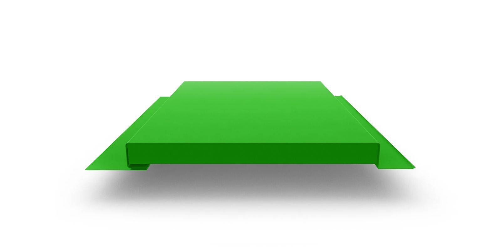 Линеарная панель оцинкованная с полимерным покрытием Т-Г-24хС/20 0,7х347мм RAL 6018