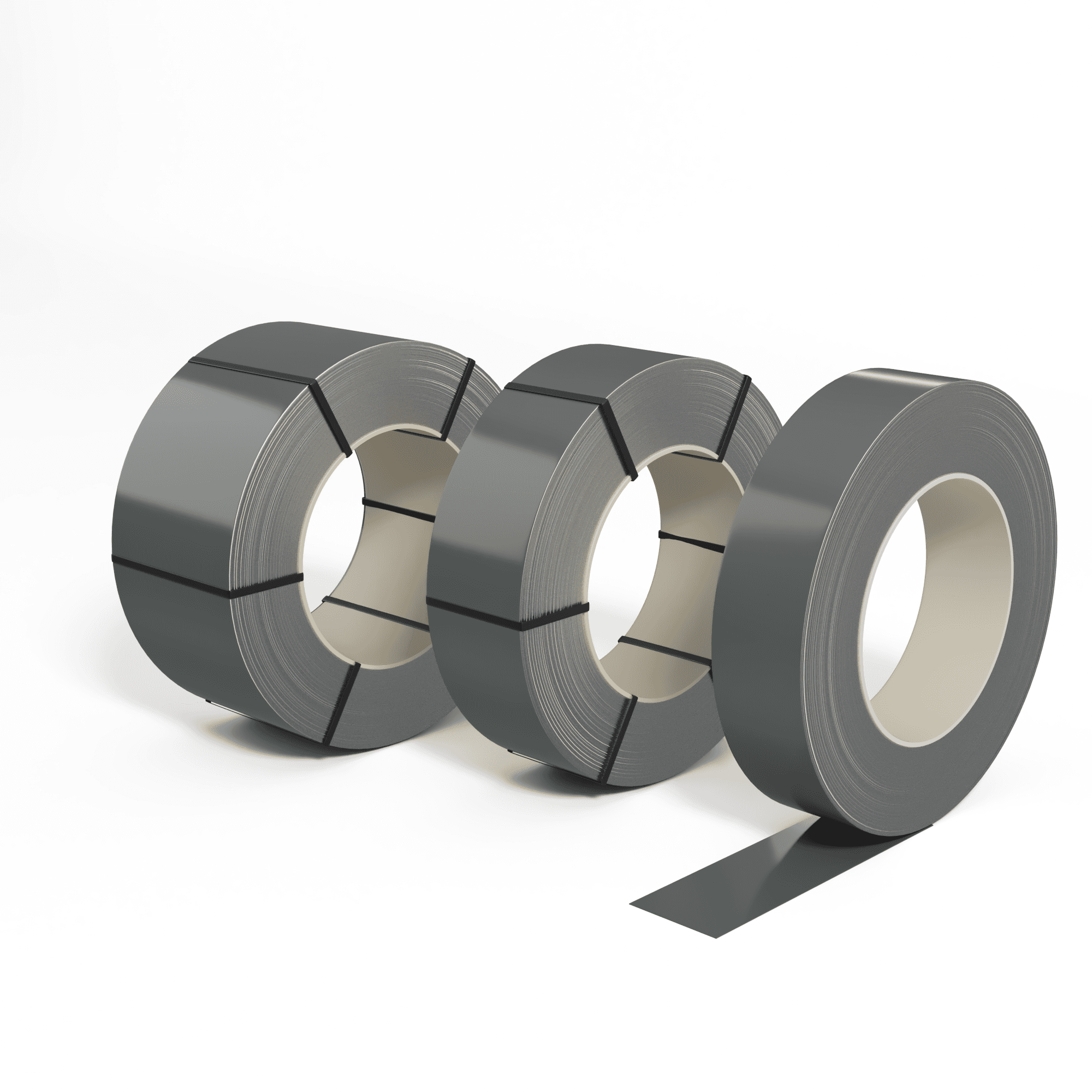 Лента оцинкованная (Штрипс) 0,55 мм (RAL 7005) с полимерным покрытием (полиэстер)