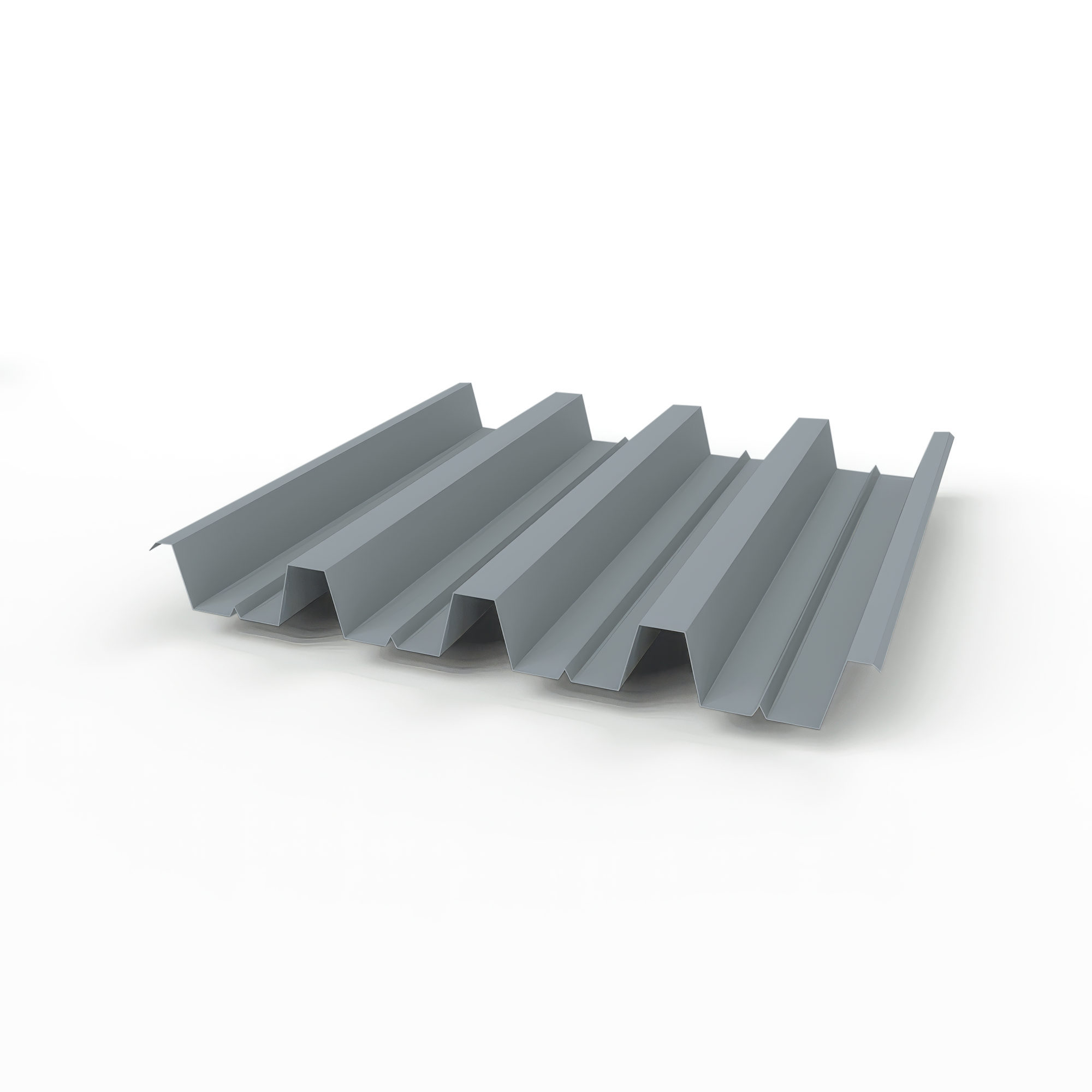 Профнастил Н60 (RAL 7001) 0,5х845мм оцинкованный, с полимерным покрытием (Полиэстер)