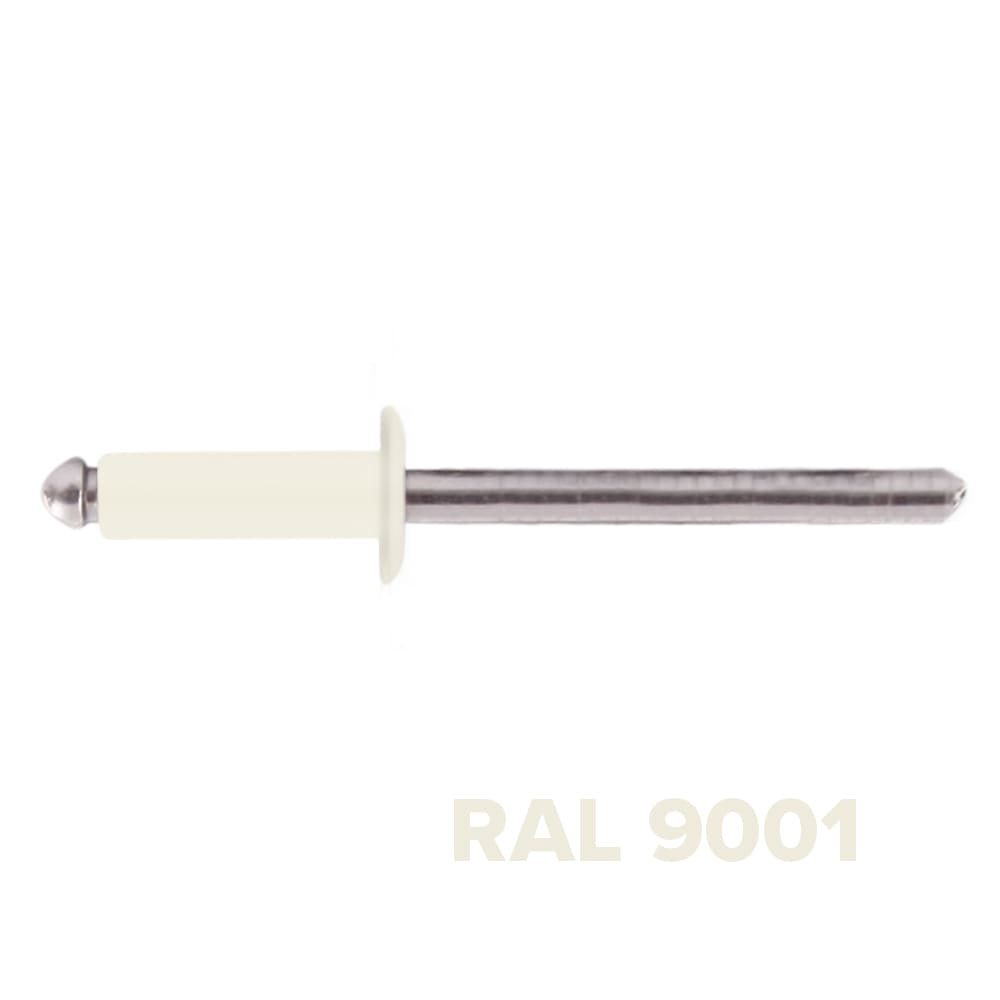 Заклепка 3.2x10 (RAL 9001) A2/A2 вытяжная