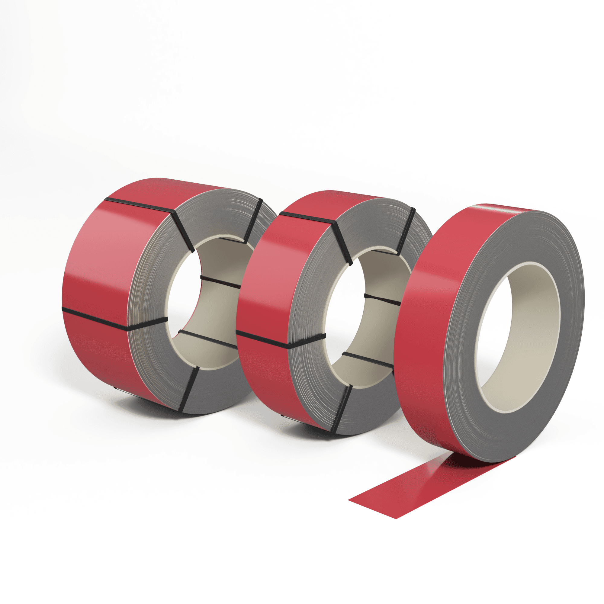 Лента оцинкованная (Штрипс) 0,65 мм (RAL 3017) с полимерным покрытием (полиэстер)