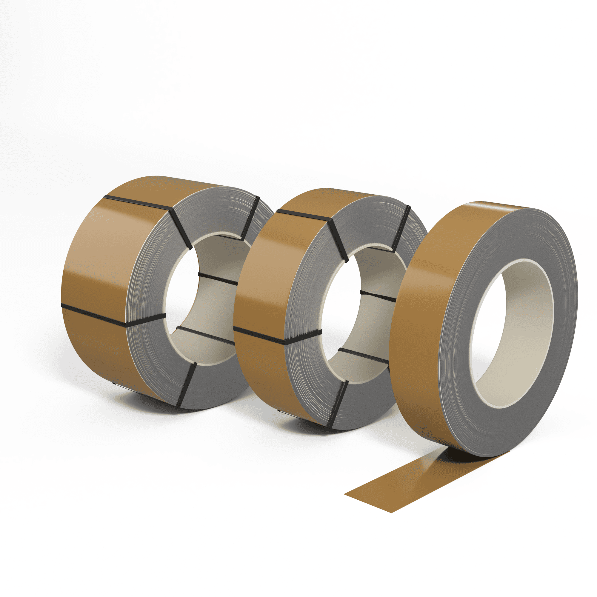 Лента оцинкованная (Штрипс) 0,6 мм (RAL 1011) с полимерным покрытием (полиэстер)