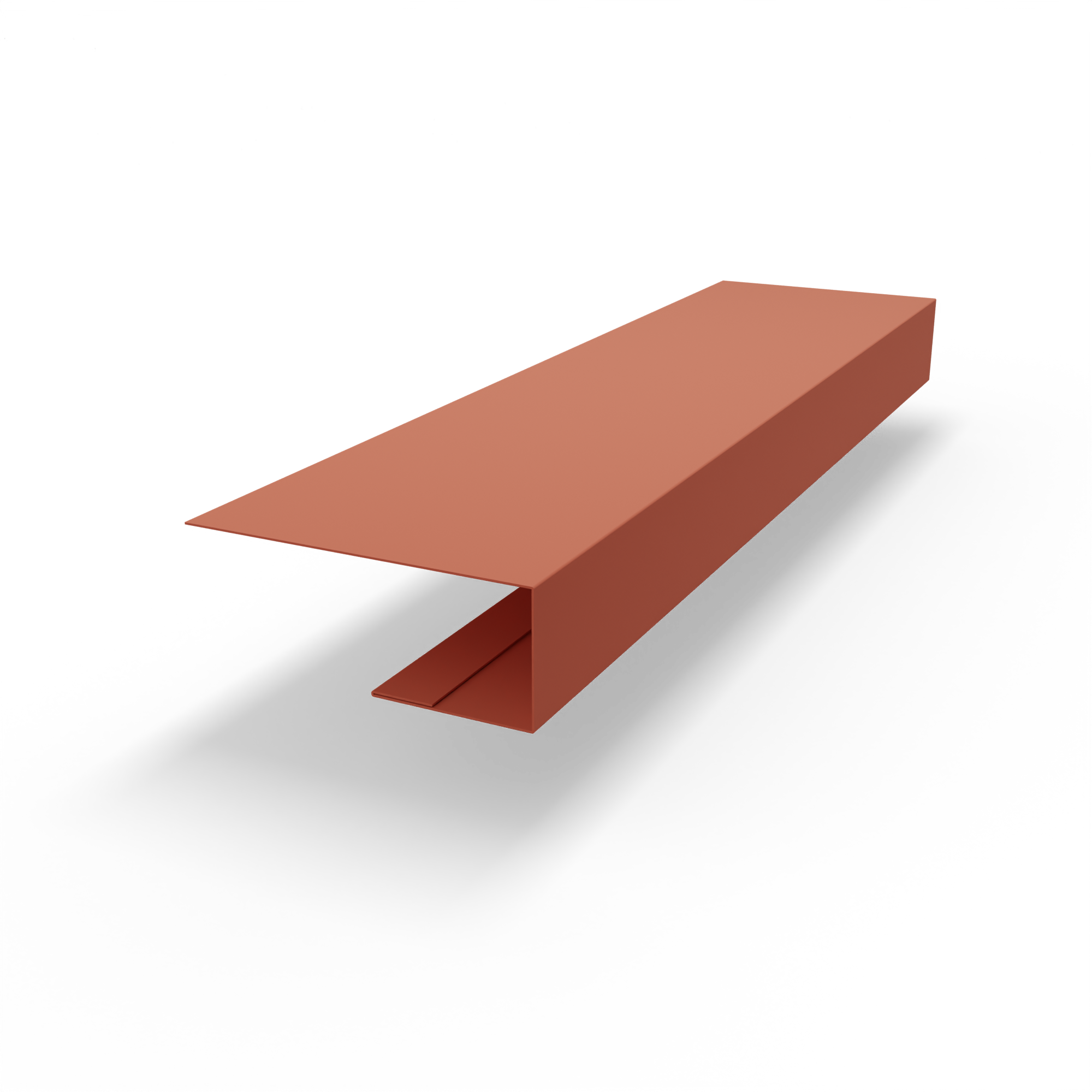 J профиль RAL 3022 оцинкованный c порошковым покрытием 0,45мм