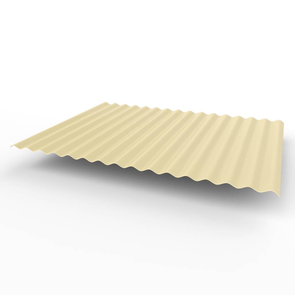 Профнастил С15 (RAL 1015) полиэстер 0,7х1180мм