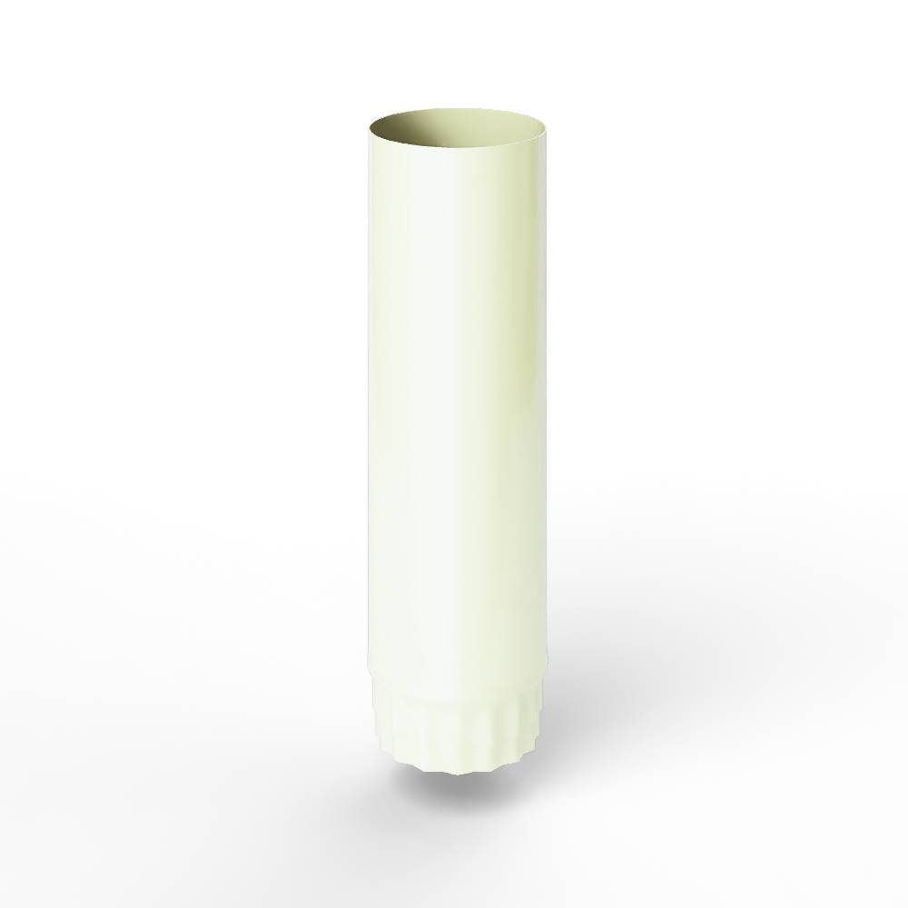 Труба водосточная оцинкованная порошок ф190х1250мм RAL 9010