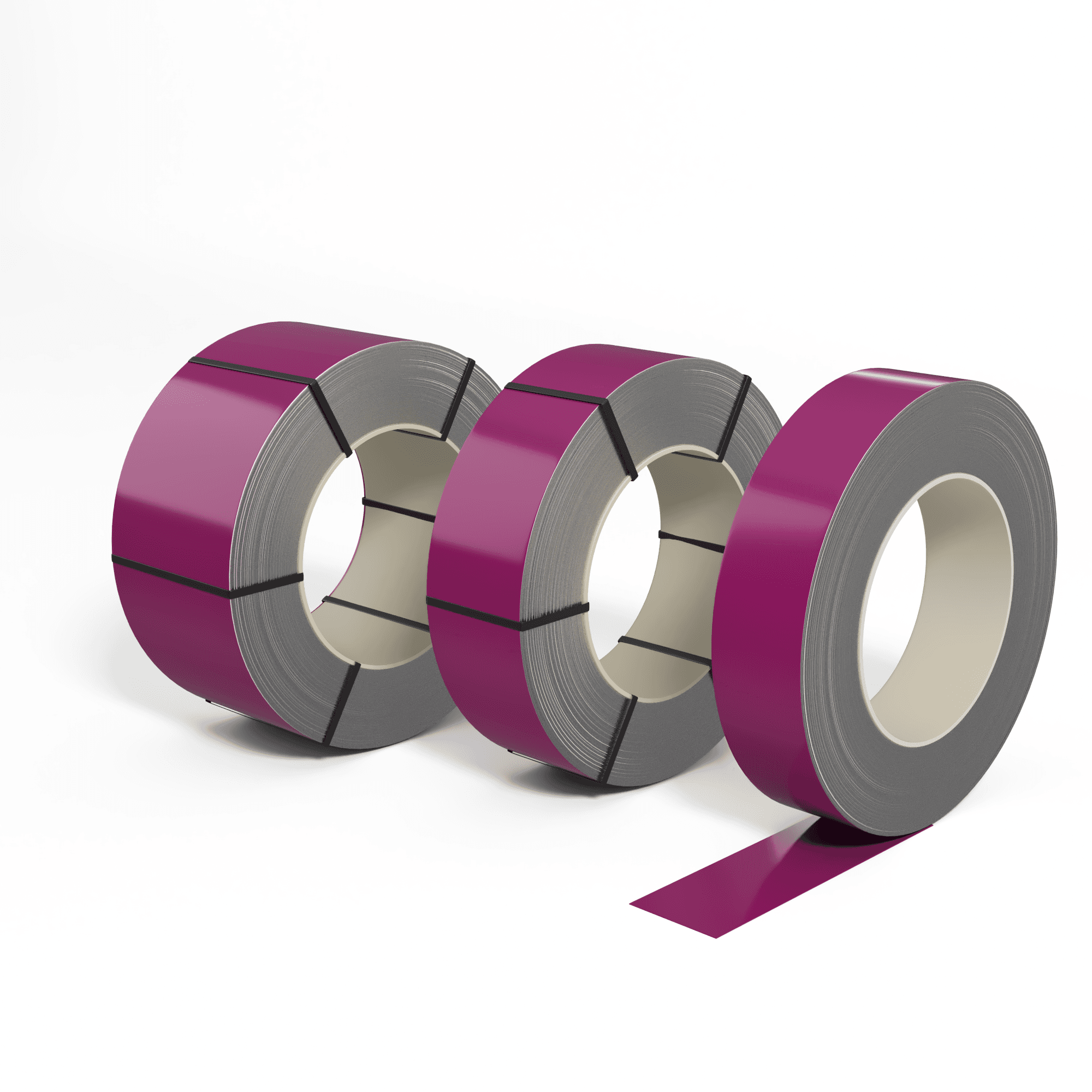 Лента оцинкованная (Штрипс) 0,9 мм (RAL 4006) с полимерным покрытием (полиэстер)