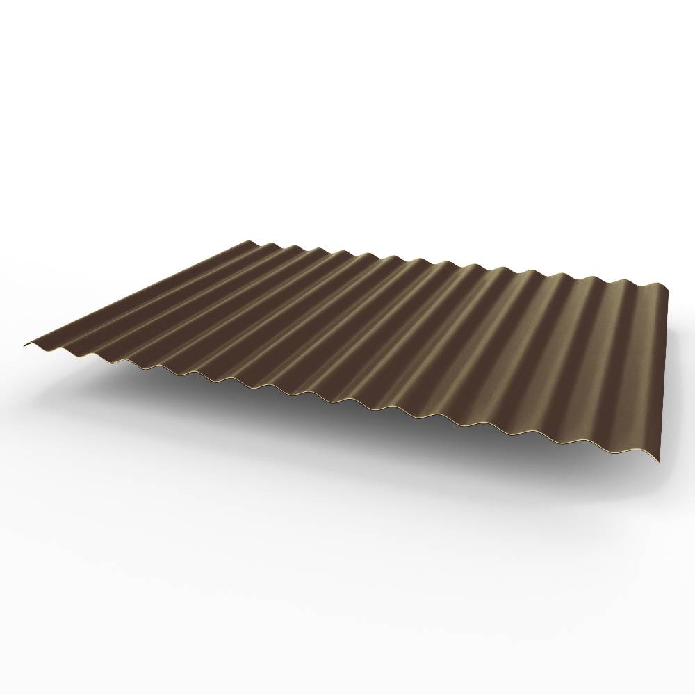 Профнастил С15 (RAL 8017) полиэстер 0,5х1180мм